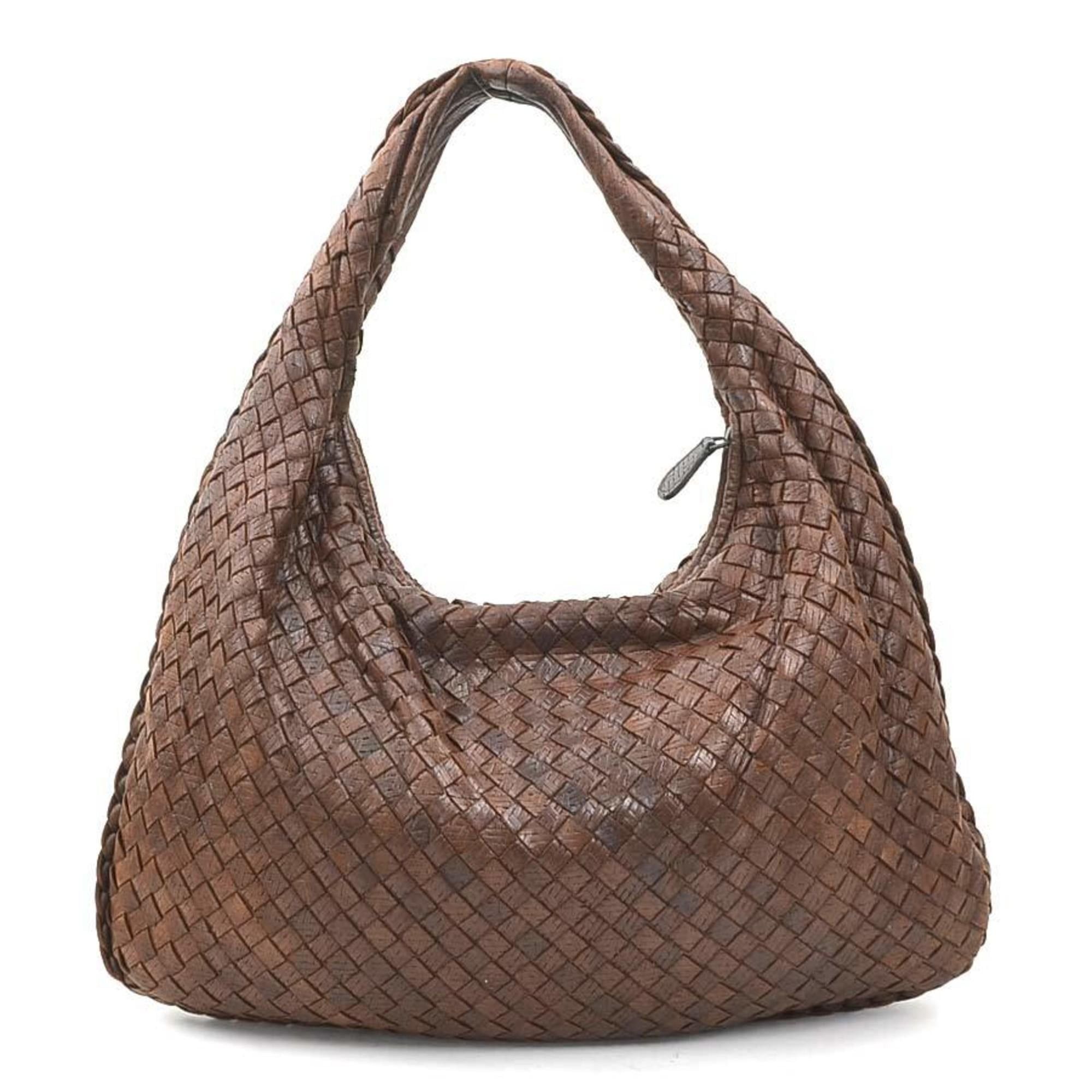 Bottega Veneta Bottega Veneta Intrecciato Leather Shoulder Bag, Brown, Women's, Free Shipping, e61561a Size ONE SIZE - 3 Thumbnail