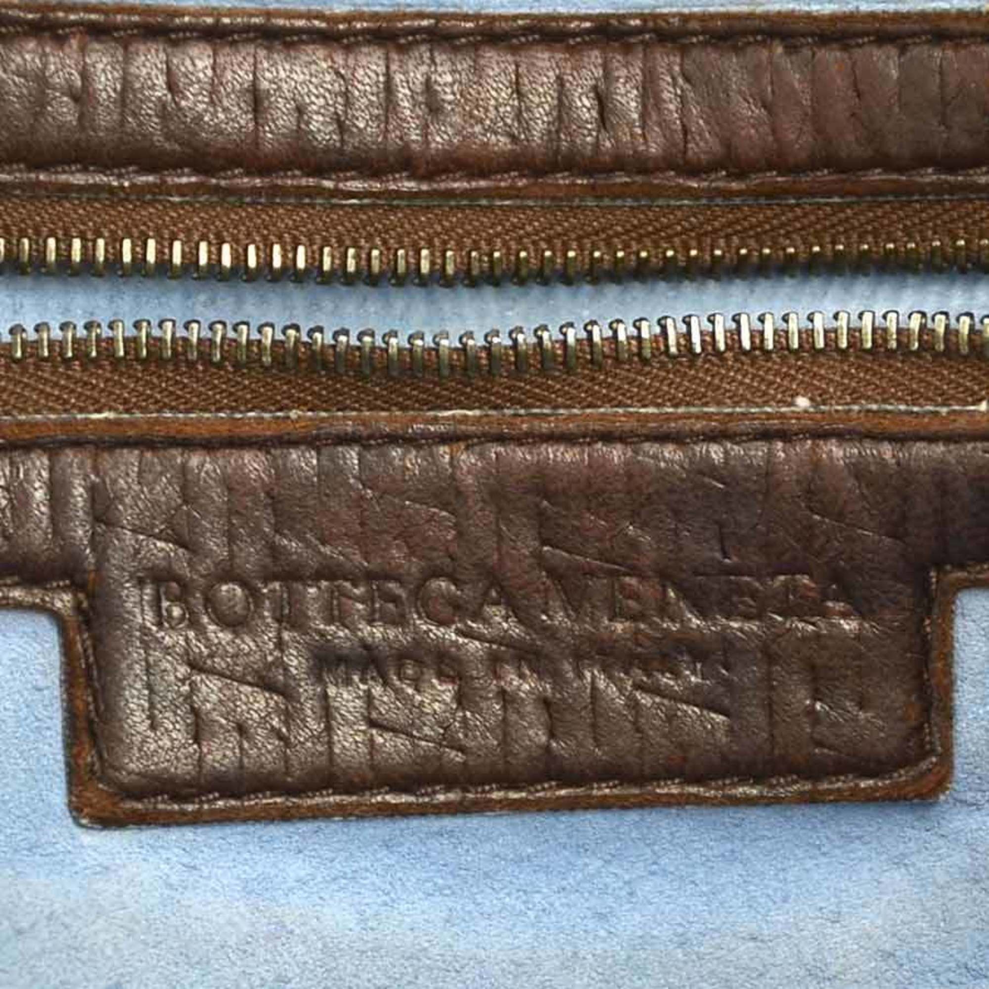 Bottega Veneta Bottega Veneta Intrecciato Leather Shoulder Bag, Brown, Women's, Free Shipping, e61561a Size ONE SIZE - 13 Thumbnail