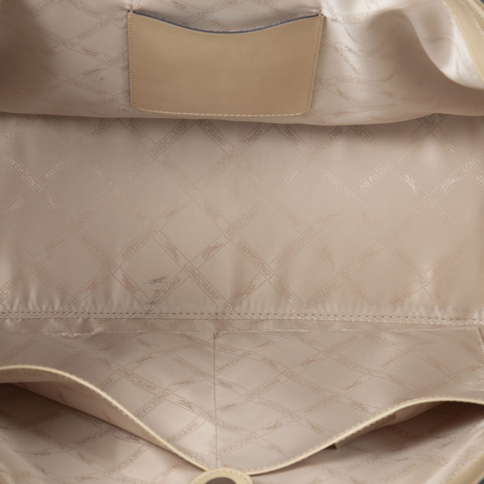 Longchamp Beige Patent Leather Roseau Tote Size ONE SIZE - 8 Thumbnail