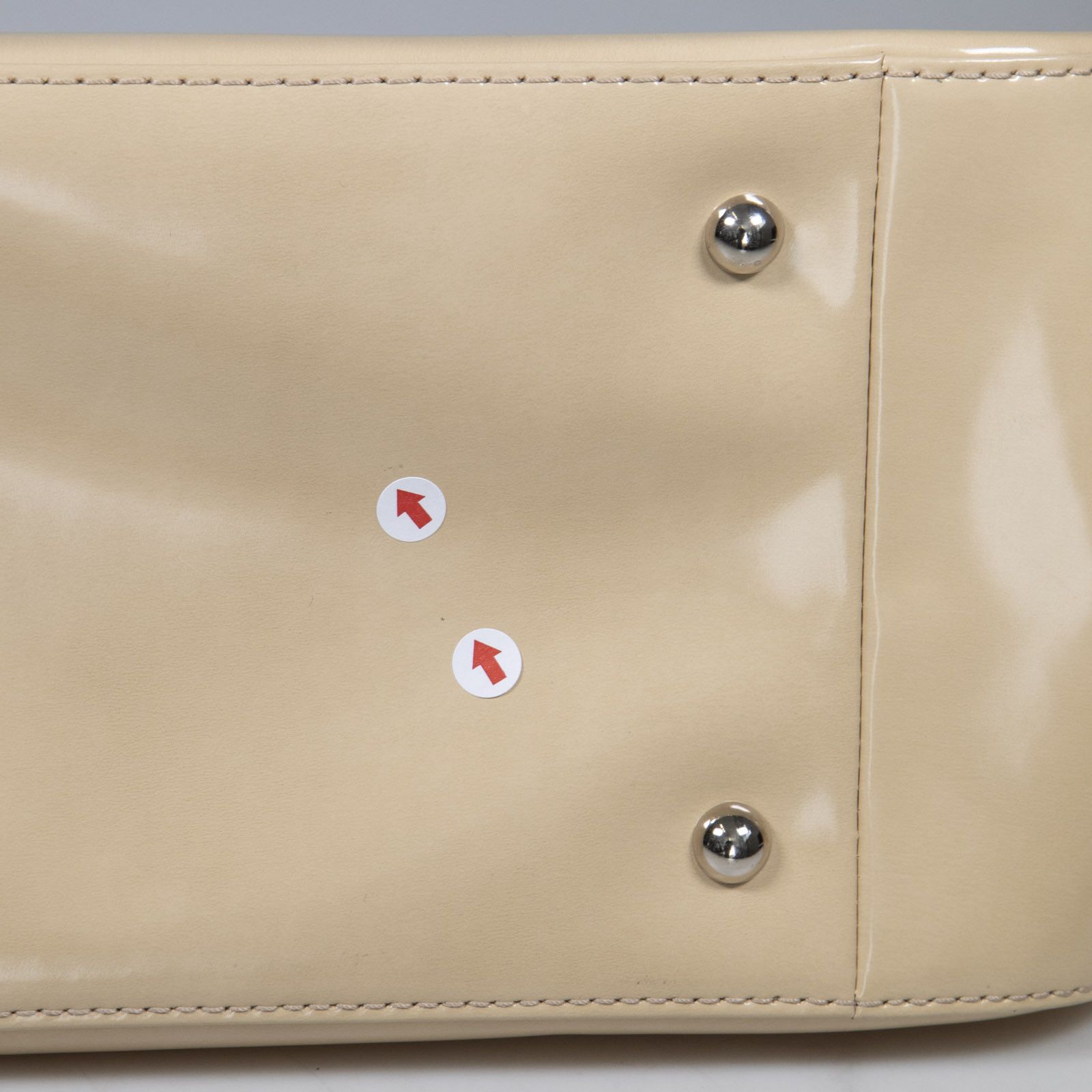 Longchamp Beige Patent Leather Roseau Tote Size ONE SIZE - 14 Thumbnail