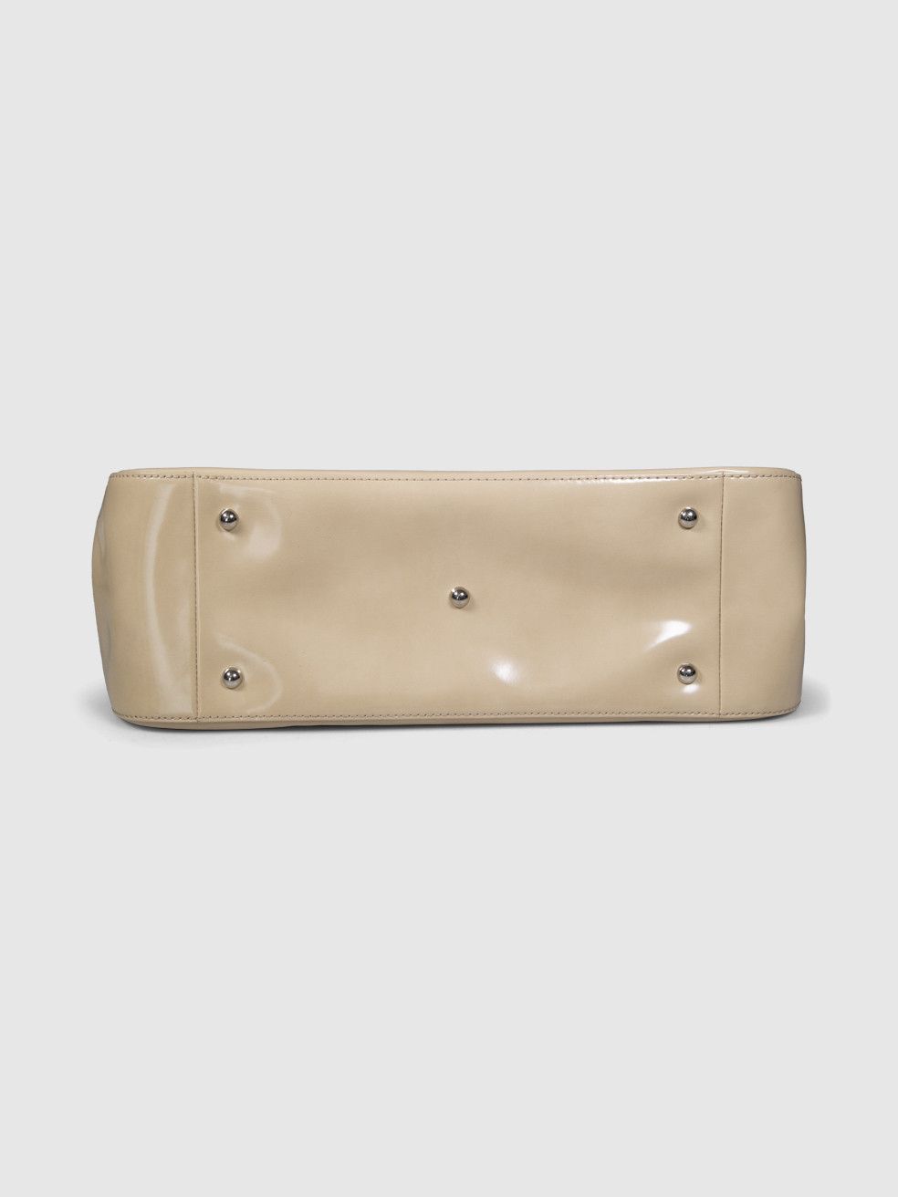 Longchamp Beige Patent Leather Roseau Tote Size ONE SIZE - 6 Thumbnail