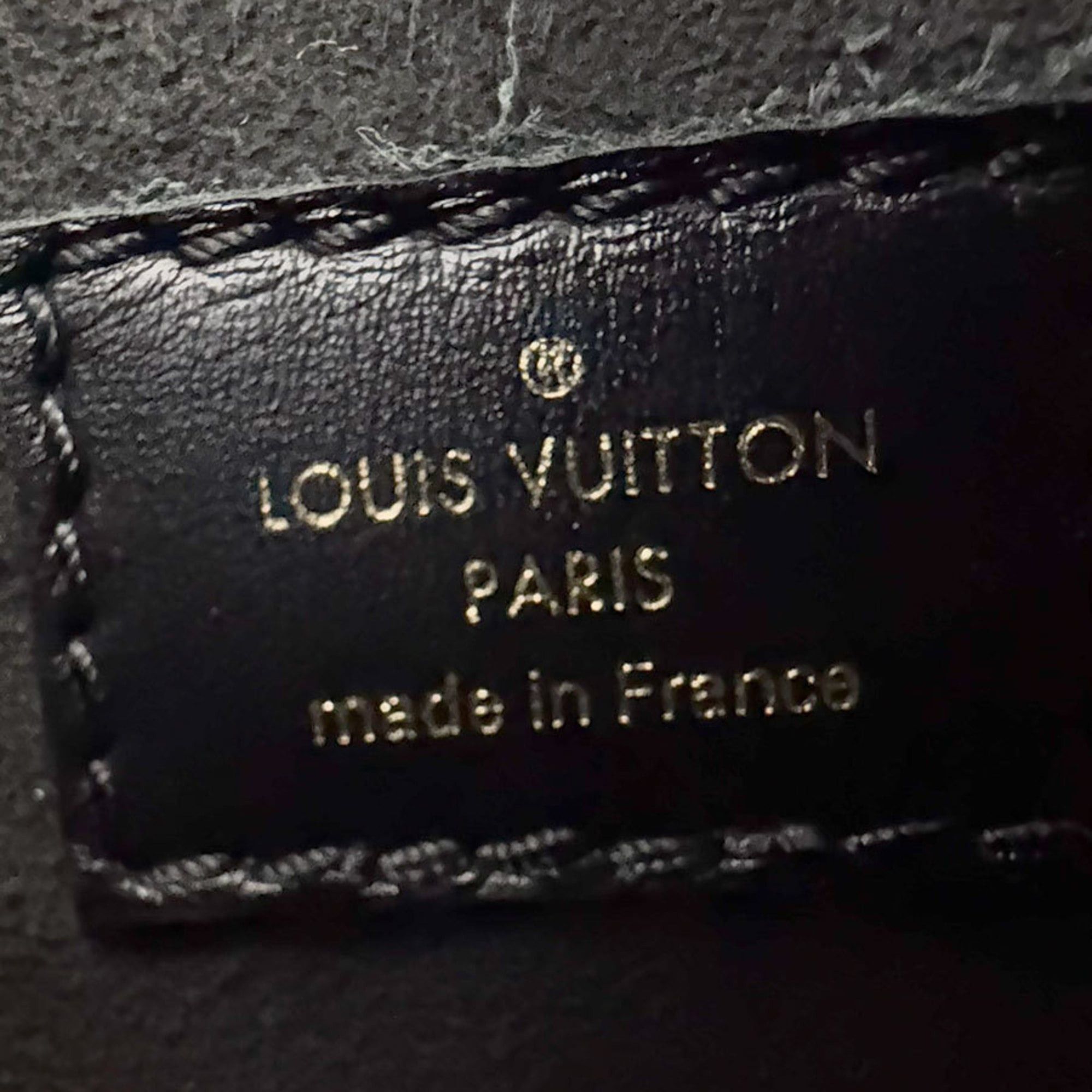 Louis Vuitton Louis Vuitton Petite Sac Plat handbag/shoulder bag, SINCE1854, canvas and leather, black, women's, M80484, free shipping, z8865 Size ONE SIZE - 12 Thumbnail