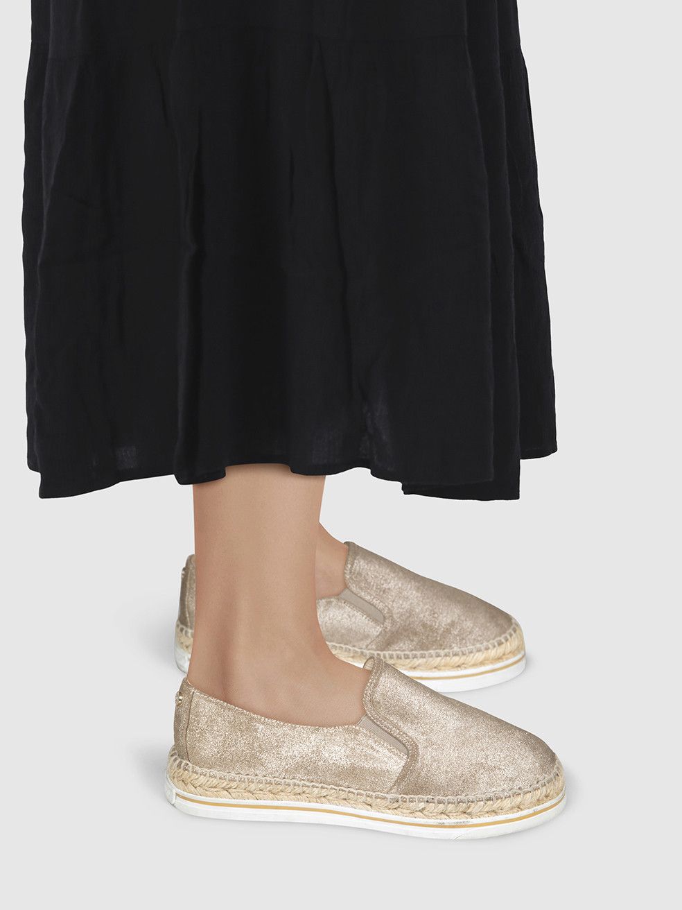 Jimmy Choo Brown Metallic Suede Espadrilles Size US 8.5 / IT 38.5 - 2 Thumbnail