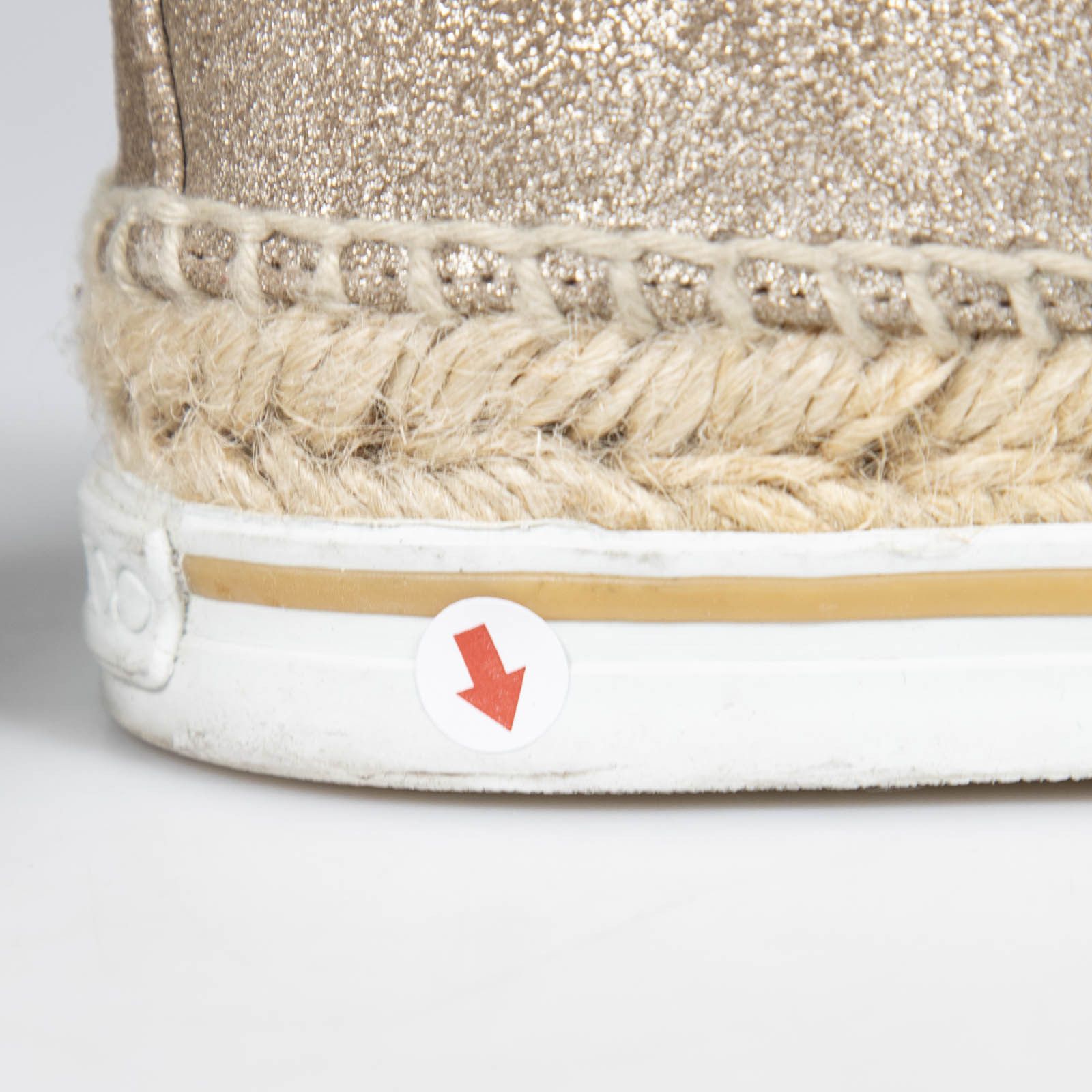 Jimmy Choo Brown Metallic Suede Espadrilles Size US 8.5 / IT 38.5 - 7 Thumbnail