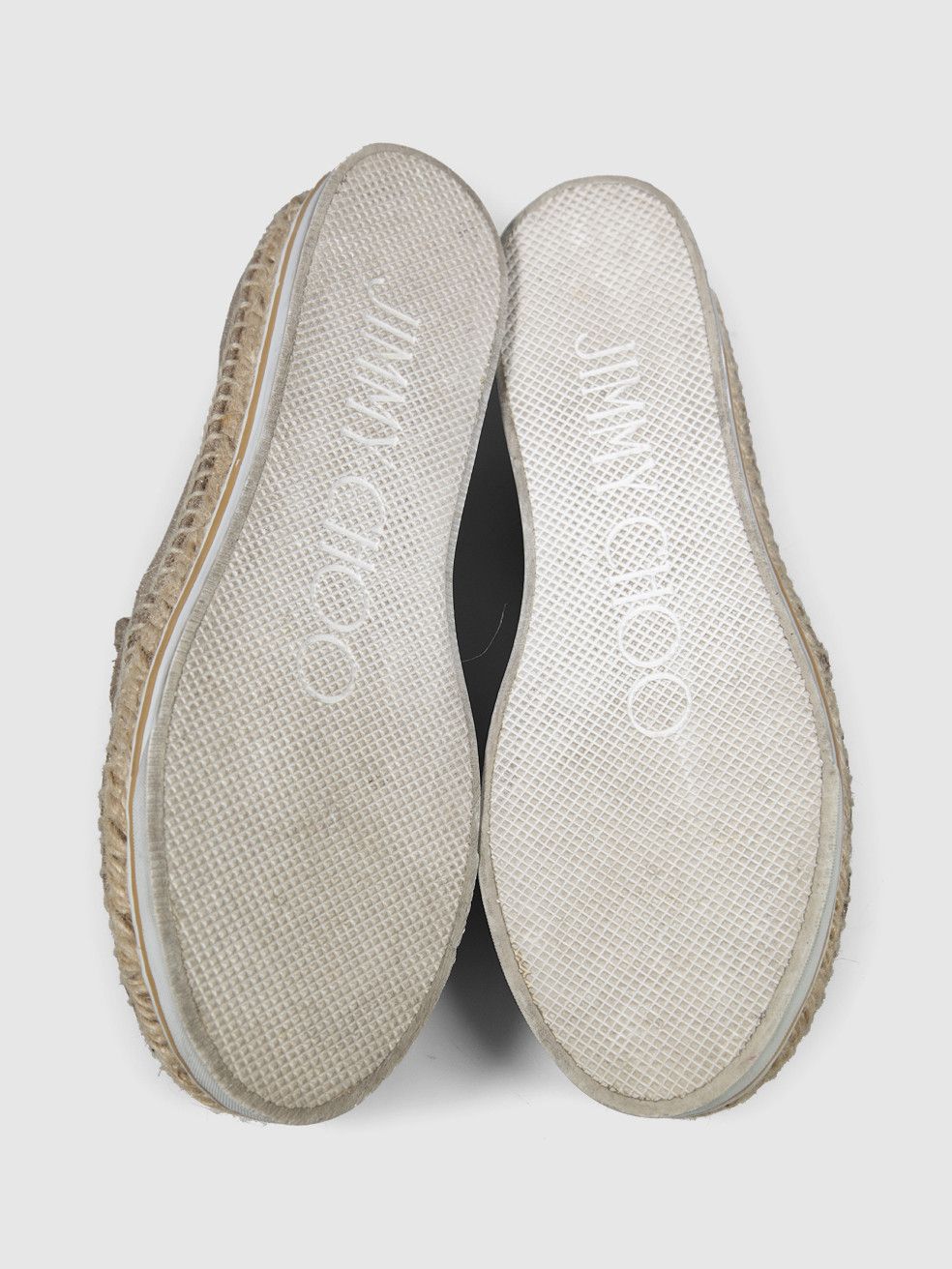 Jimmy Choo Brown Metallic Suede Espadrilles Size US 8.5 / IT 38.5 - 4 Thumbnail