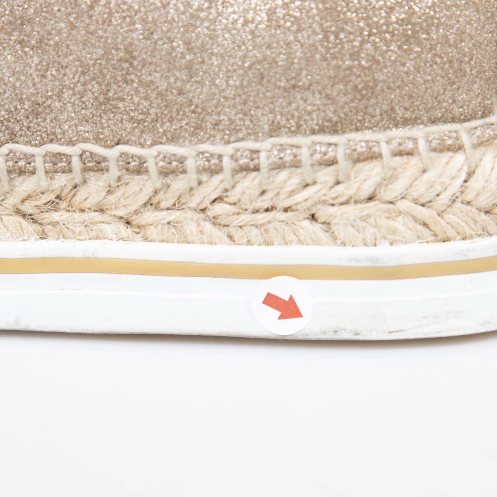 Jimmy Choo Brown Metallic Suede Espadrilles Size US 8.5 / IT 38.5 - 12 Thumbnail