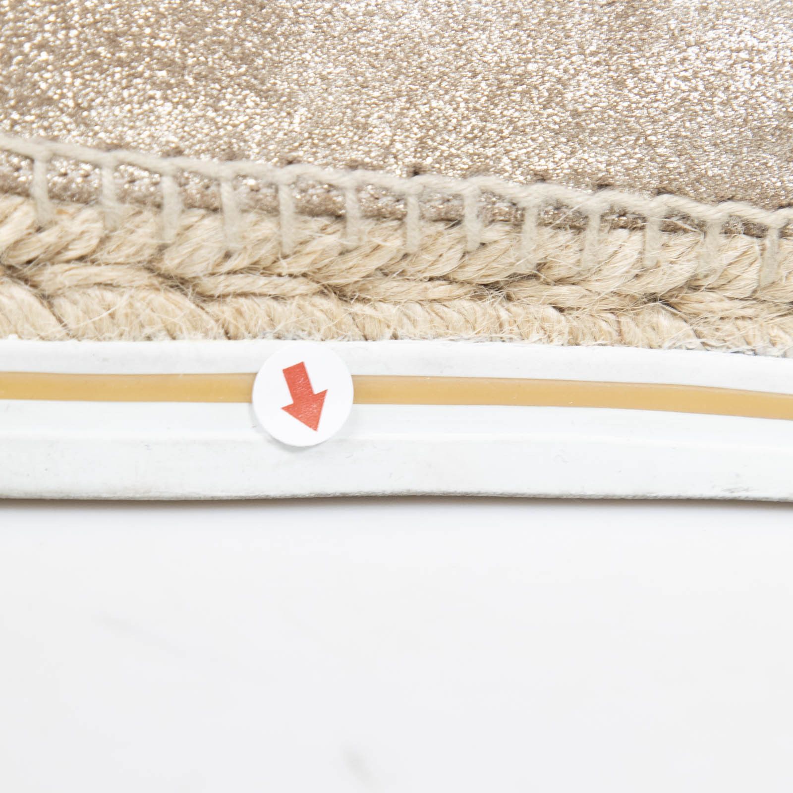 Jimmy Choo Brown Metallic Suede Espadrilles Size US 8.5 / IT 38.5 - 13 Thumbnail