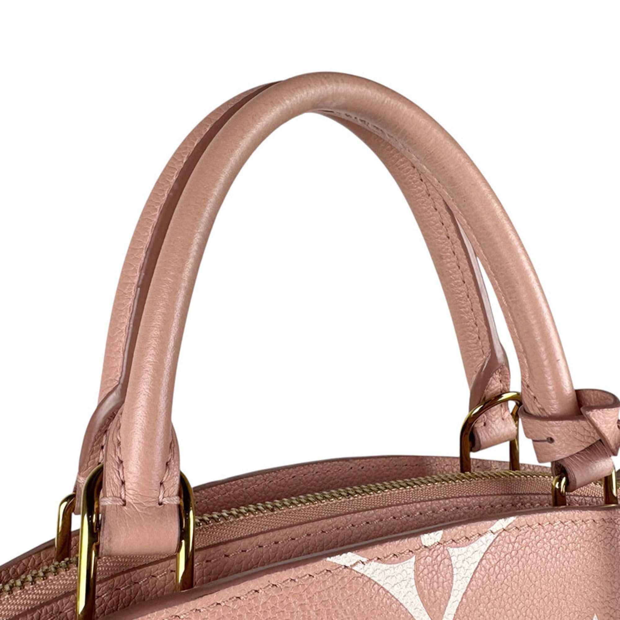 Louis Vuitton Louis Vuitton Monogram Empreinte Petit Palais PM Handbag/Shoulder Bag in Rose Trianon and Creme, Women's, M46353, Free Shipping, z8867 Size ONE SIZE - 10 Thumbnail