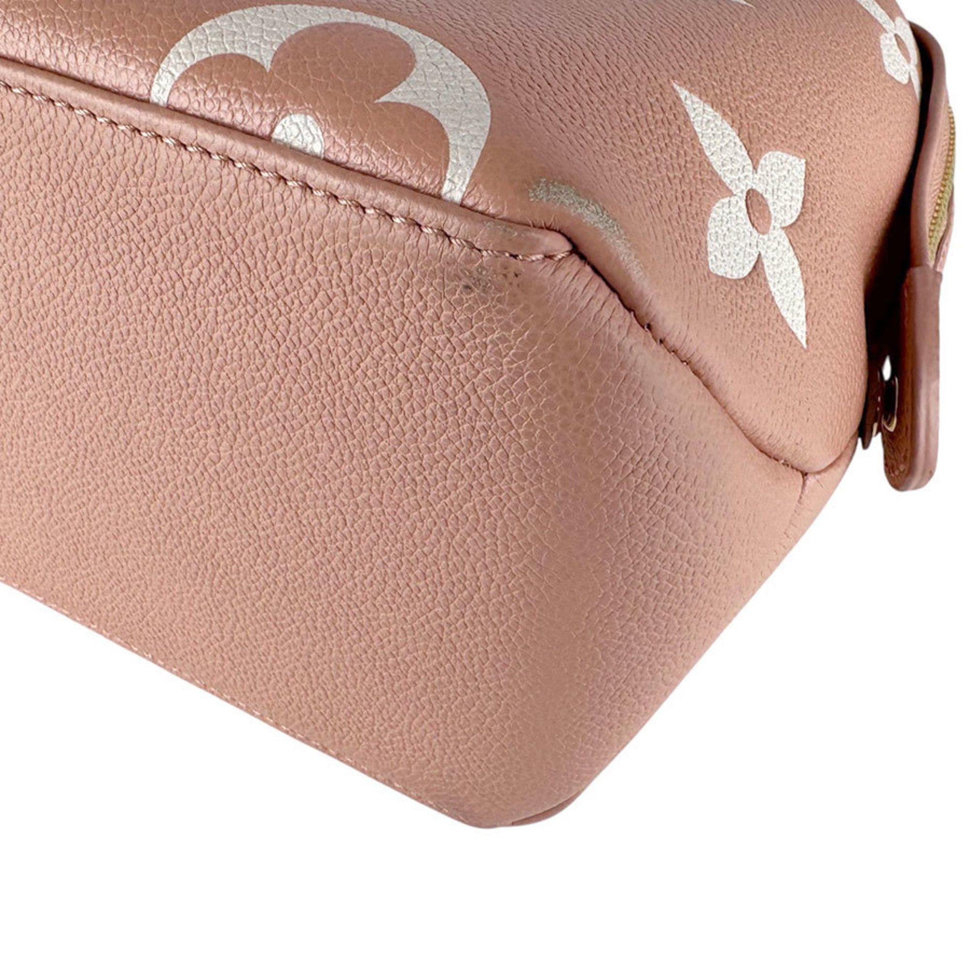 Louis Vuitton Louis Vuitton Monogram Empreinte Petit Palais PM Handbag/Shoulder Bag in Rose Trianon and Creme, Women's, M46353, Free Shipping, z8867 Size ONE SIZE - 9 Thumbnail