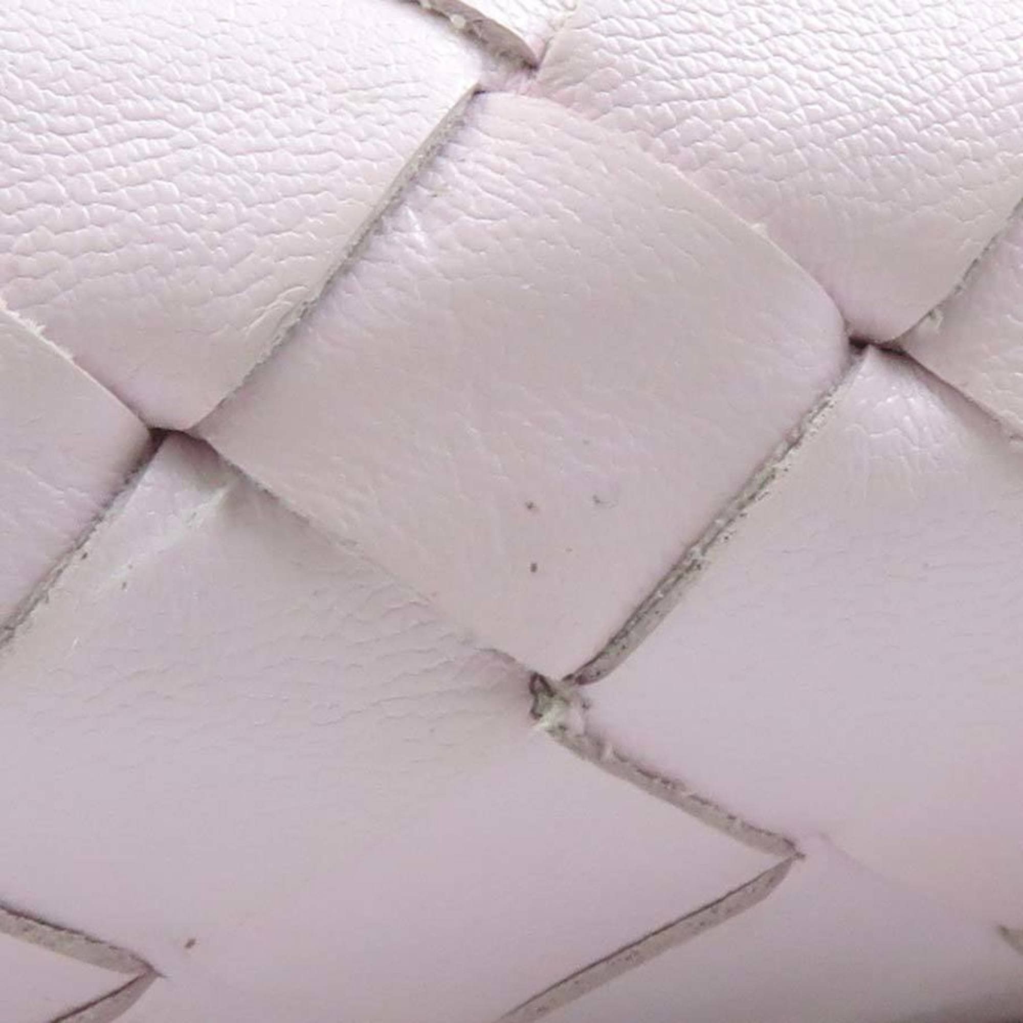Bottega Veneta Bottega Veneta Mini Intrecciato Hop Leather Handbag/Shoulder Bag in Light Pink for Women, Free Shipping, e61564k Size ONE SIZE - 9 Thumbnail