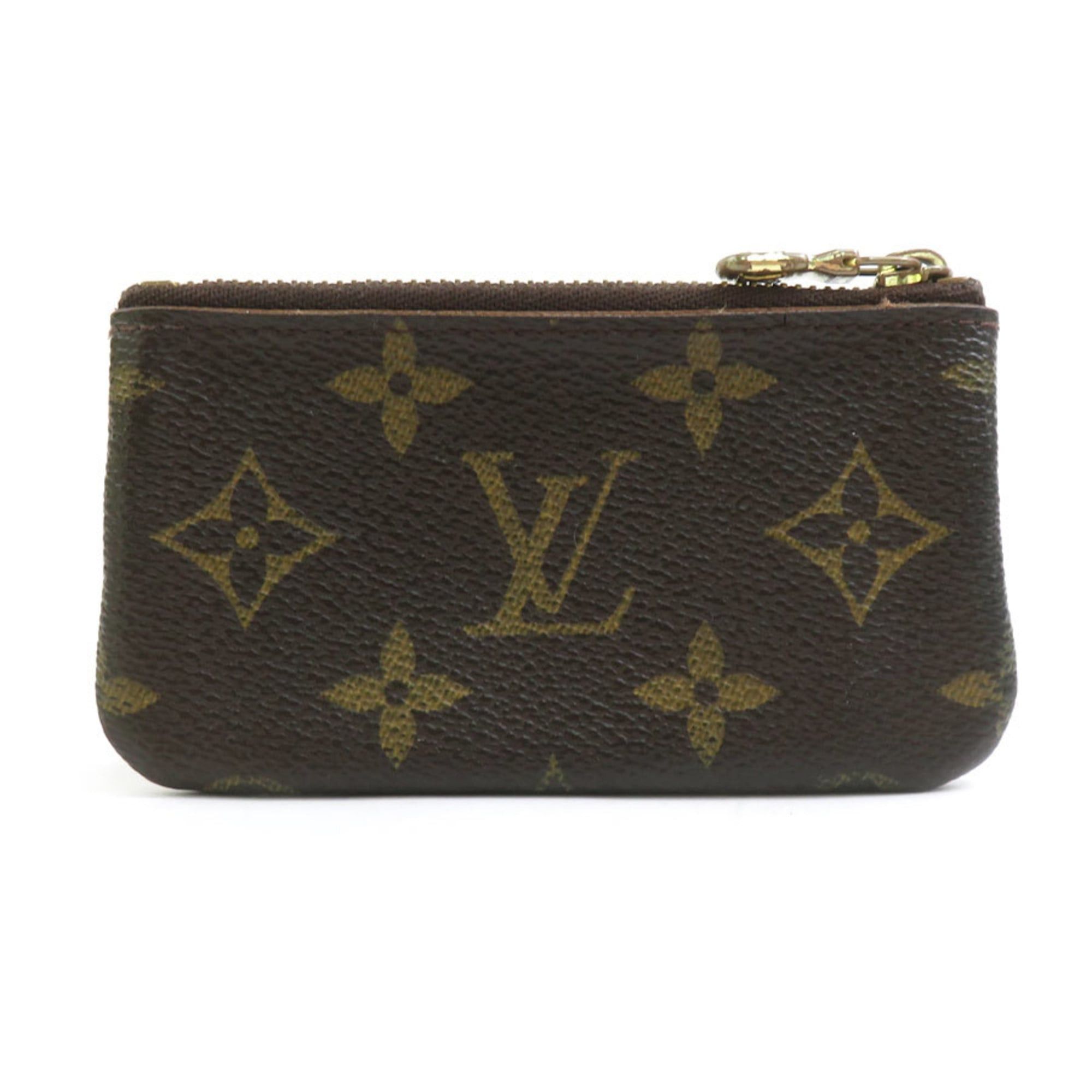 Louis Vuitton Louis Vuitton Monogram Pochette Clé Key Case in Canvas, Brown and Gold, Men's Women's, M62650, Free Shipping, e61566a Size ONE SIZE - 2 Thumbnail