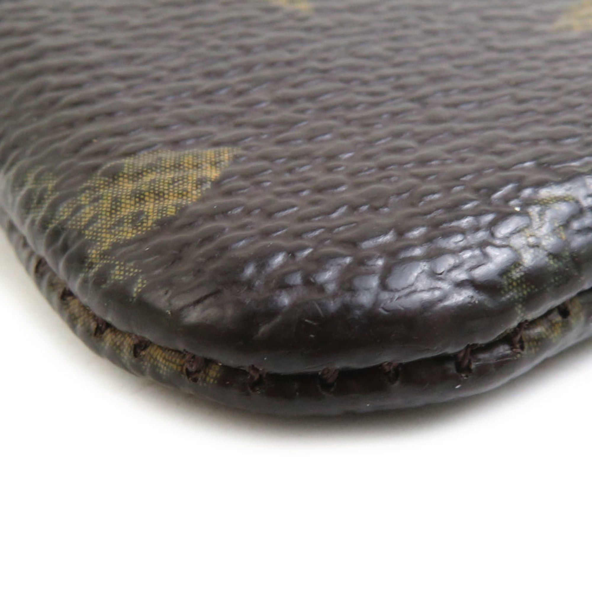 Louis Vuitton Louis Vuitton Monogram Pochette Clé Key Case in Canvas, Brown and Gold, Men's Women's, M62650, Free Shipping, e61566a Size ONE SIZE - 4 Thumbnail