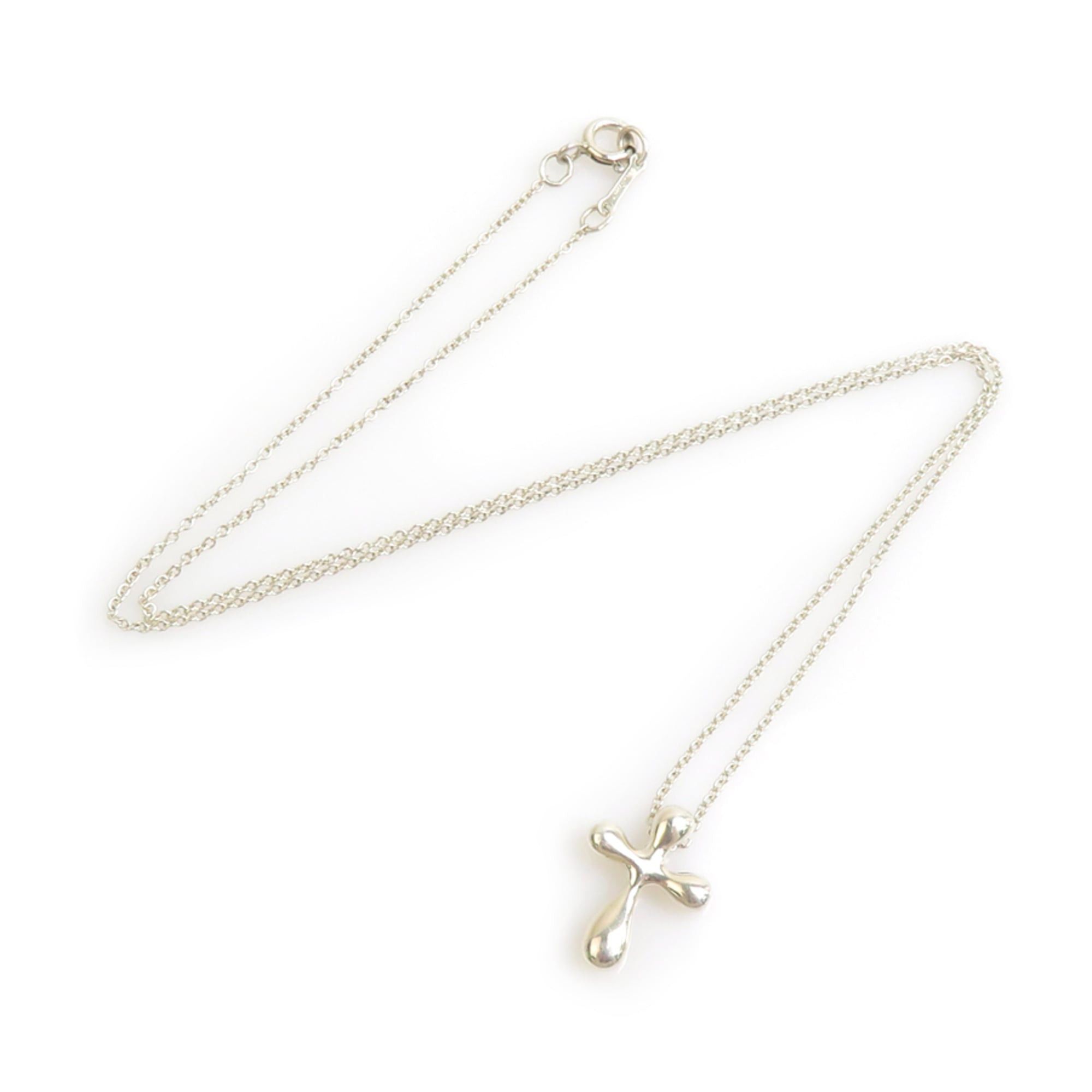 Tiffany & Co. Tiffany & Co. Cross Necklace in 925 Sterling Silver for Women, Free Shipping, e61576a Size ONE SIZE - 2 Thumbnail