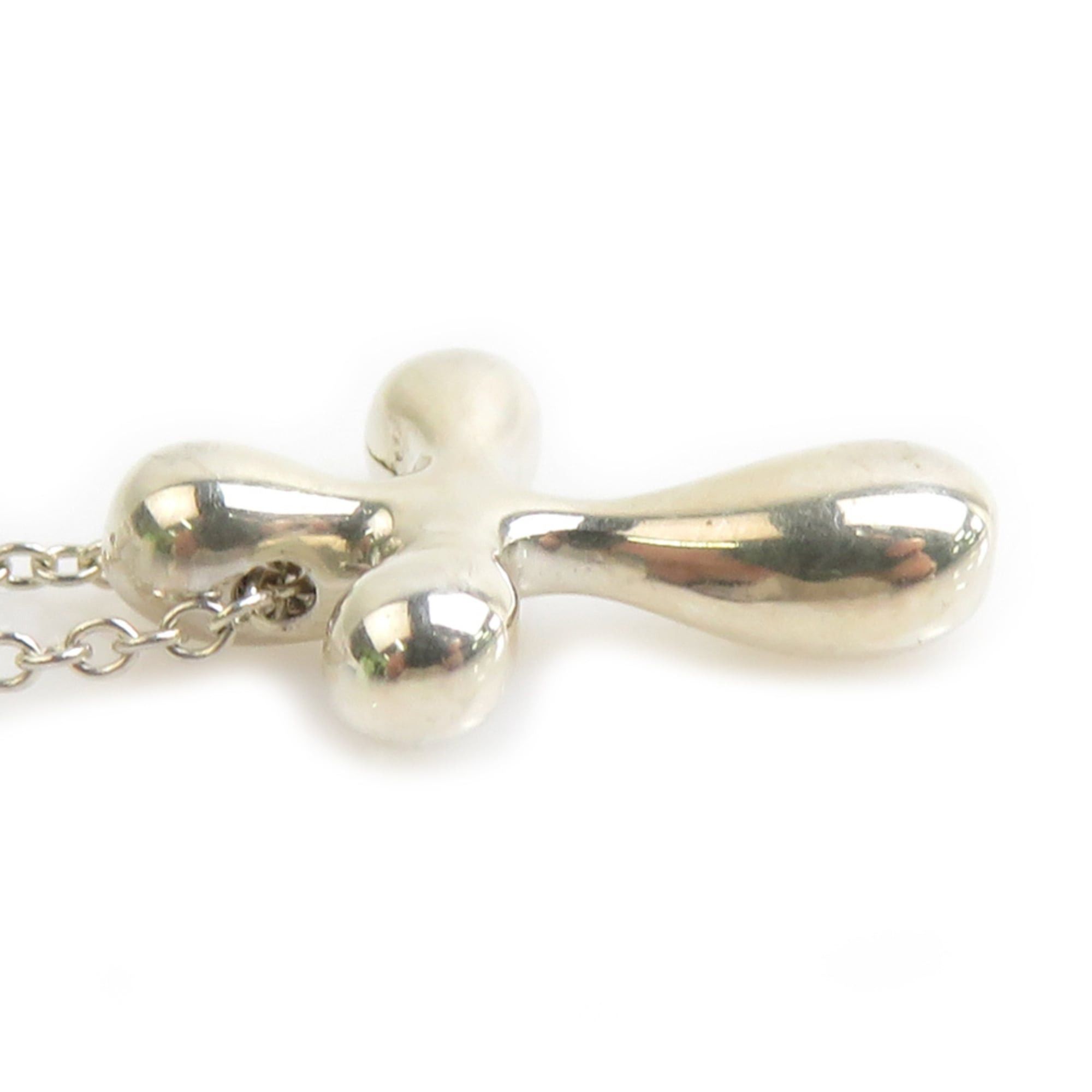 Tiffany & Co. Tiffany & Co. Cross Necklace in 925 Sterling Silver for Women, Free Shipping, e61576a Size ONE SIZE - 3 Thumbnail