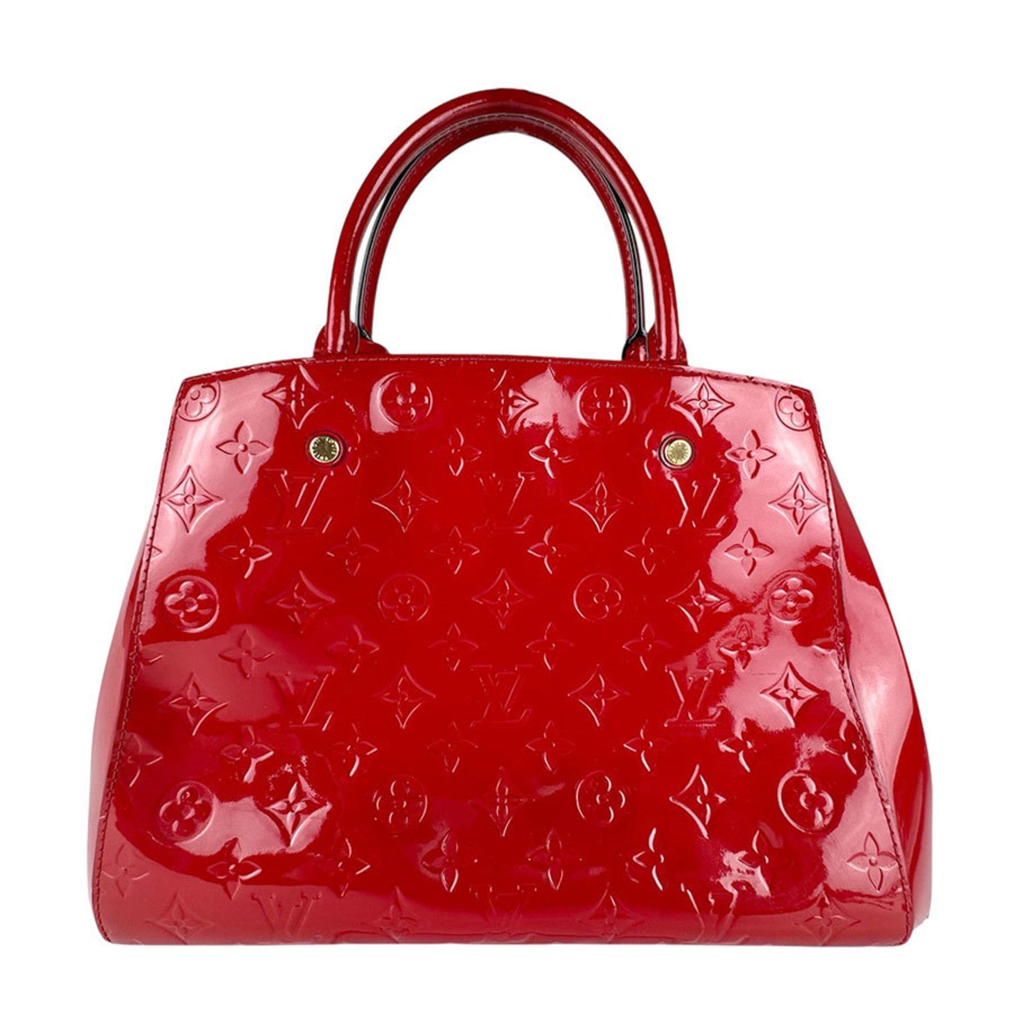 Louis Vuitton Louis Vuitton Monogram Vernis Montaigne MM Handbag/Shoulder Bag, Women's, M50167, Free Shipping, z8875 Size ONE SIZE - 3 Thumbnail