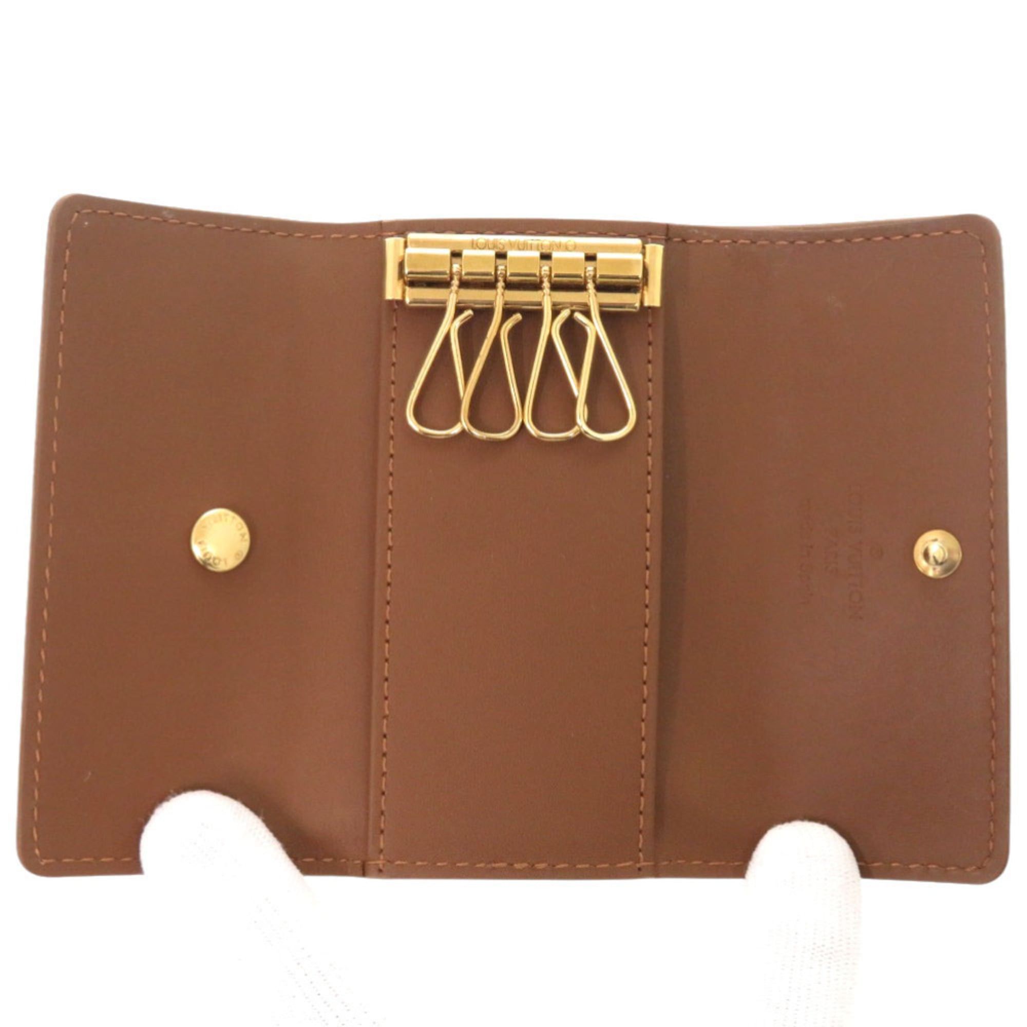 Louis Vuitton Excellent condition Louis Vuitton Multicle 4 Monogram Vernis Bronze M91976 4-ring key case LV 1354 LOUIS VUITTON Size ONE SIZE - 4 Thumbnail