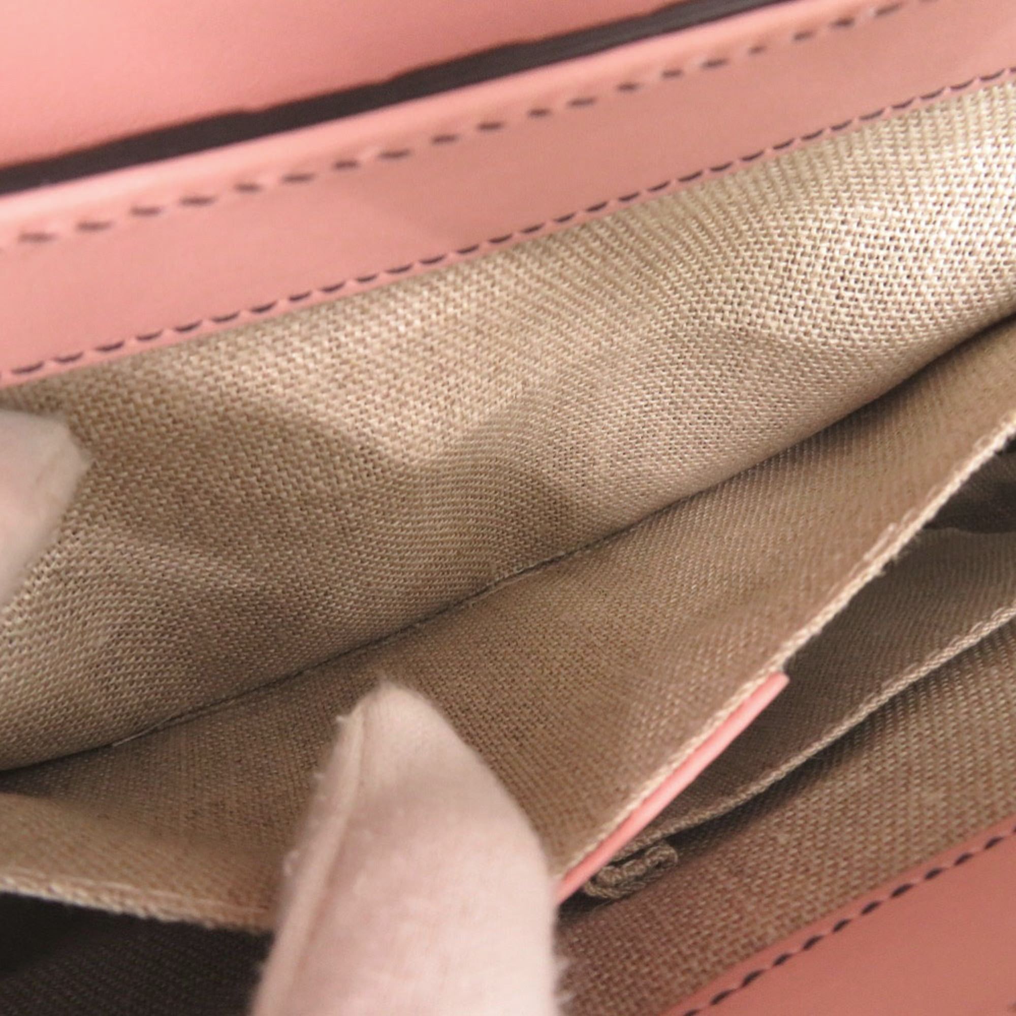 Gucci Excellent condition Gucci Emily Micro Guccissima 449635 leather pink shoulder bag with chain. 0965GUCCI Size ONE SIZE - 7 Thumbnail