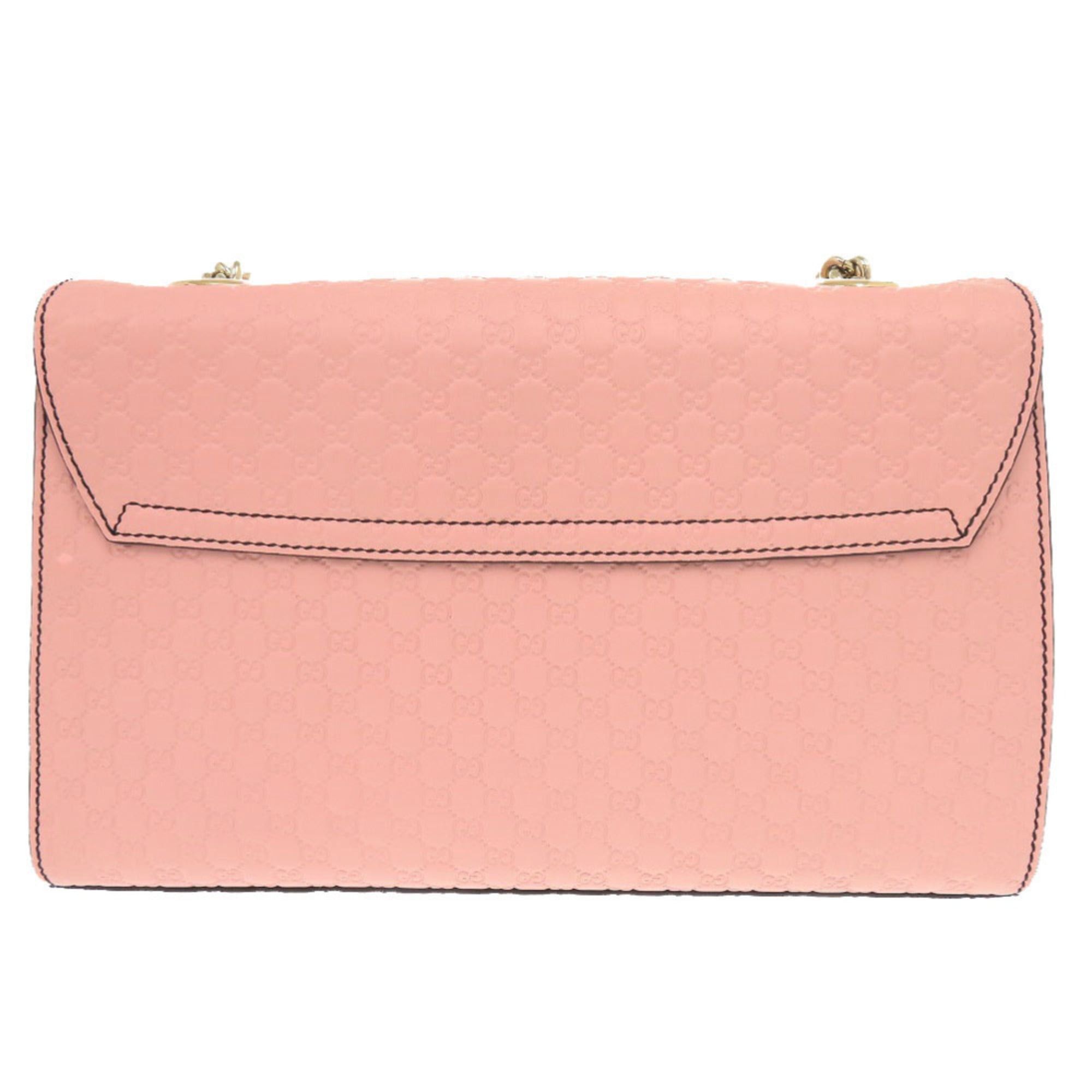 Gucci Excellent condition Gucci Emily Micro Guccissima 449635 leather pink shoulder bag with chain. 0965GUCCI Size ONE SIZE - 2 Thumbnail