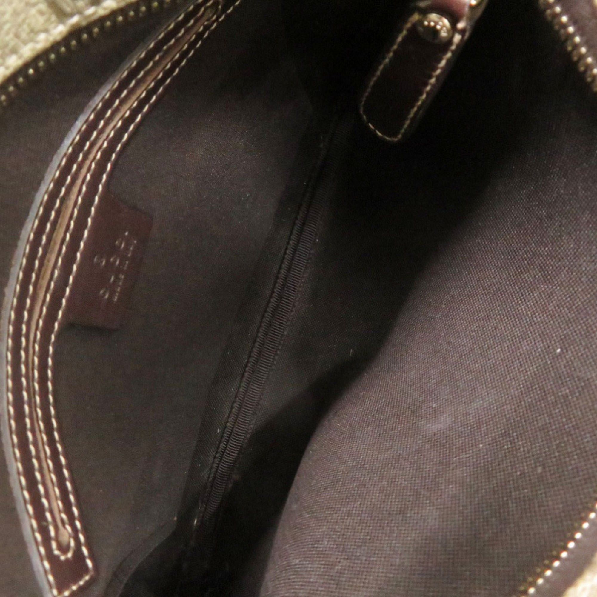 Gucci Excellent condition Gucci 201538 GG Supreme beige shoulder bag 1264GUCCI Size ONE SIZE - 5 Thumbnail