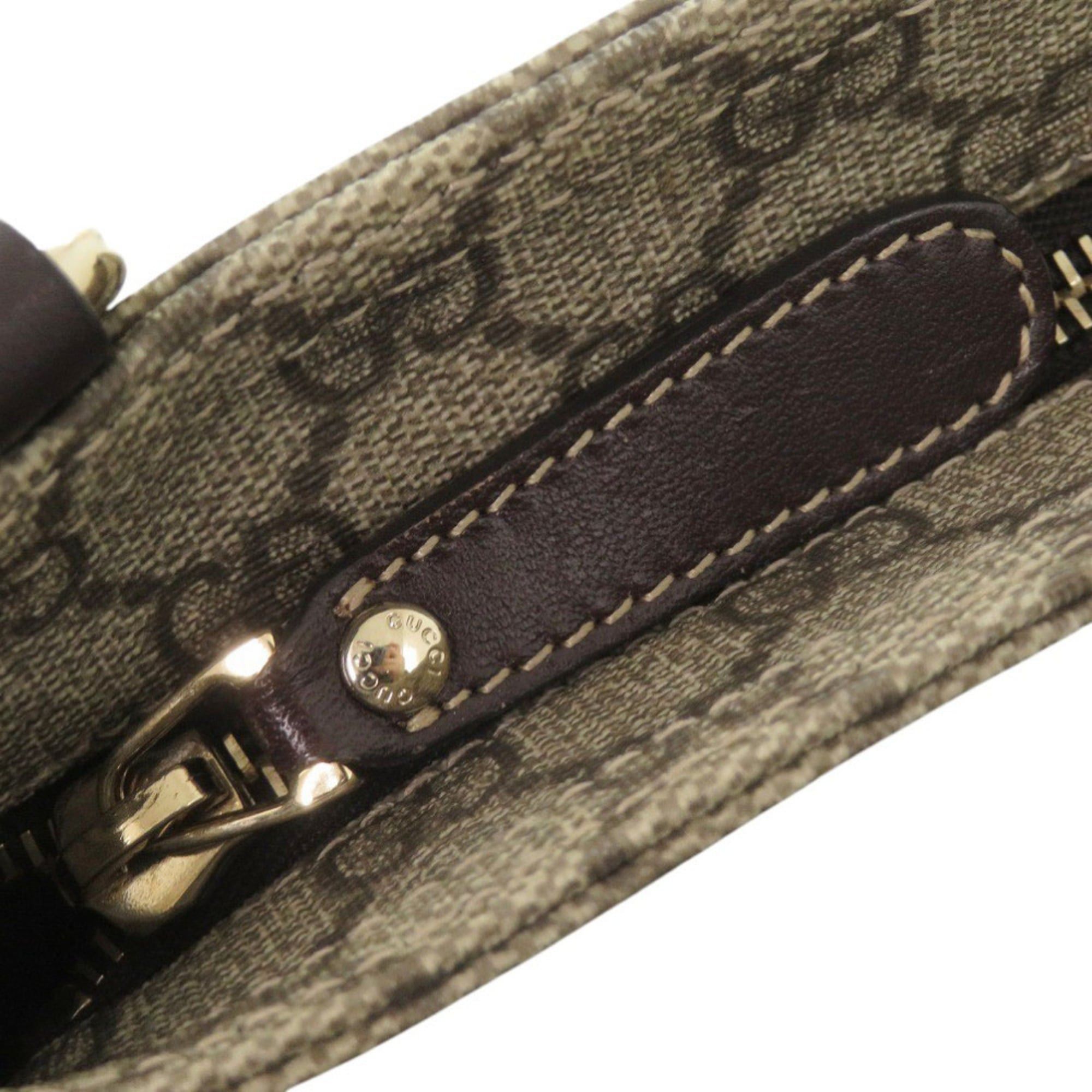 Gucci Excellent condition Gucci 201538 GG Supreme beige shoulder bag 1264GUCCI Size ONE SIZE - 7 Thumbnail