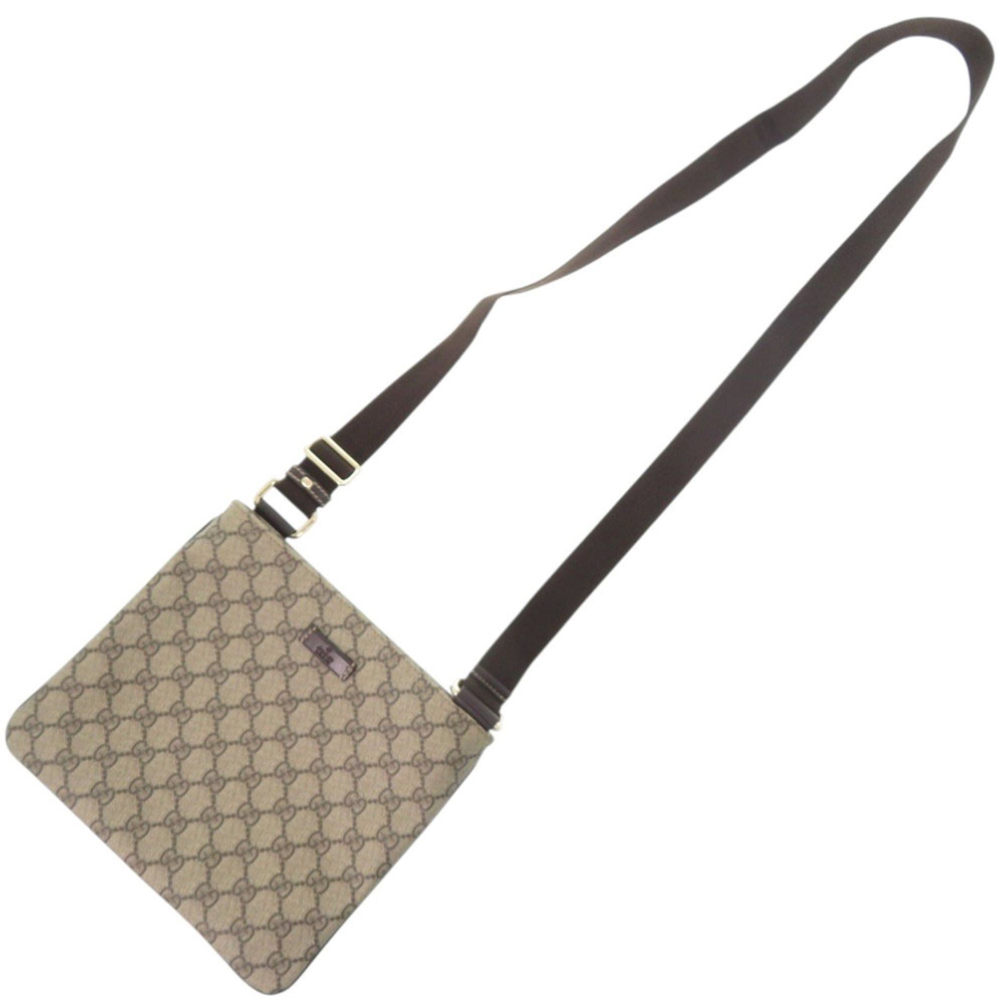 Gucci Excellent condition Gucci 201538 GG Supreme beige shoulder bag 1264GUCCI Size ONE SIZE - 8 Thumbnail