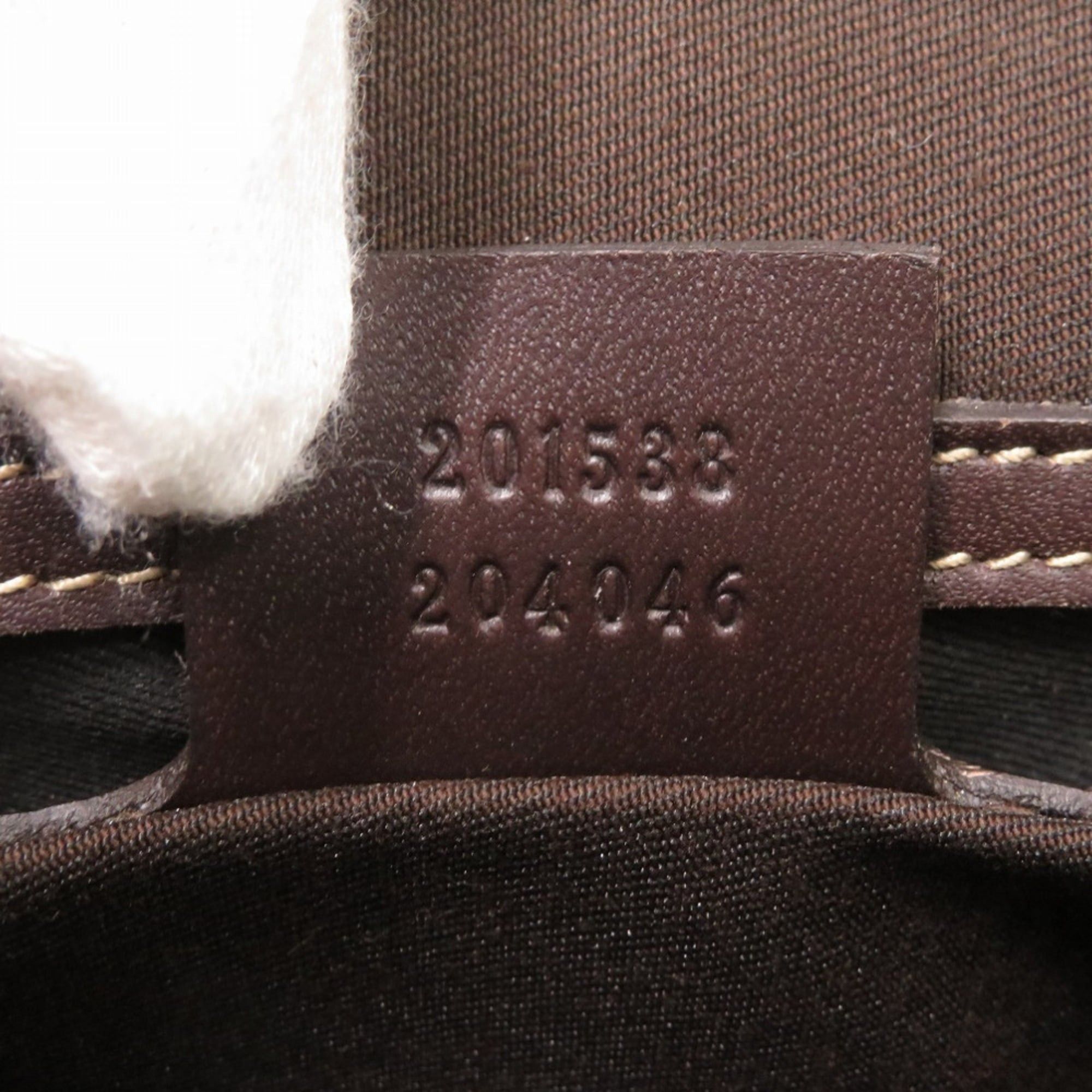 Gucci Excellent condition Gucci 201538 GG Supreme beige shoulder bag 1264GUCCI Size ONE SIZE - 10 Thumbnail