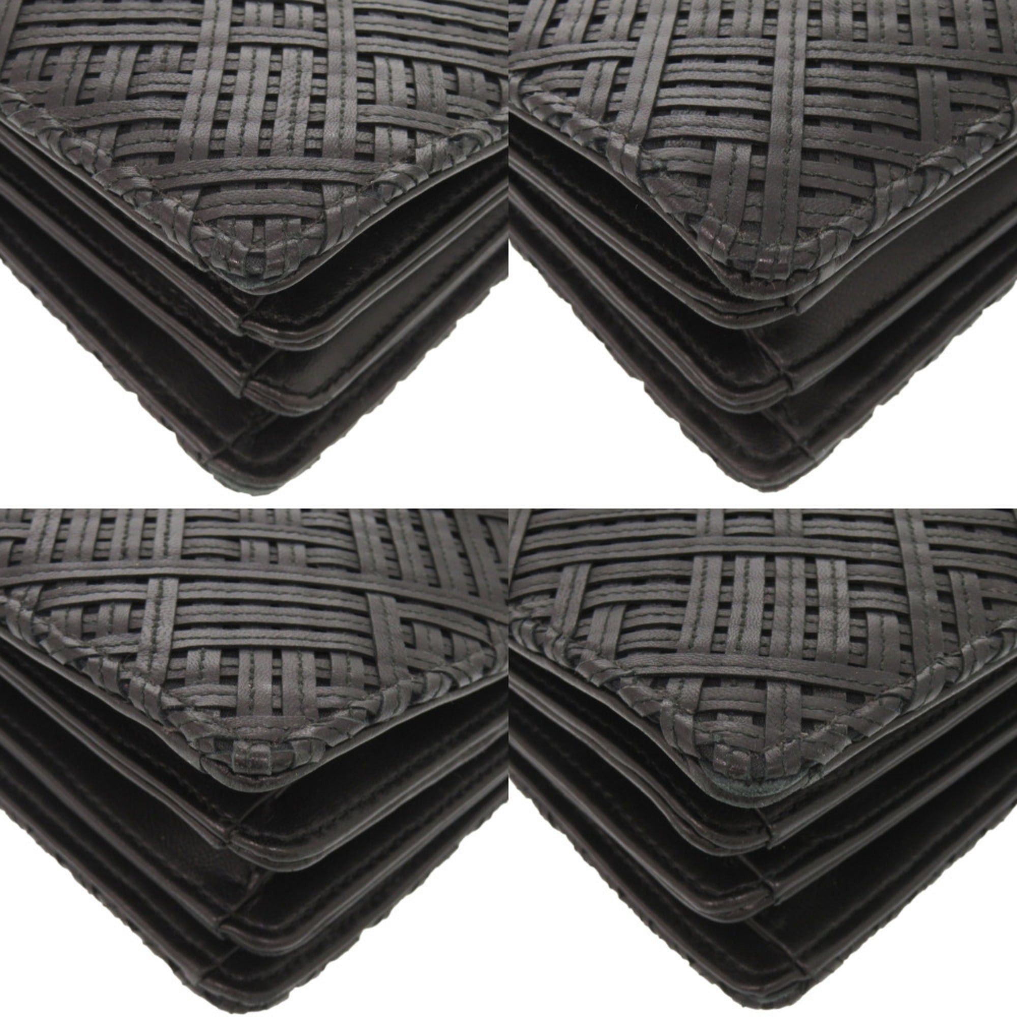 Bottega Veneta Excellent condition Bottega Veneta leather black handbag 1098BOTTEGAVENETA Size ONE SIZE - 4 Thumbnail