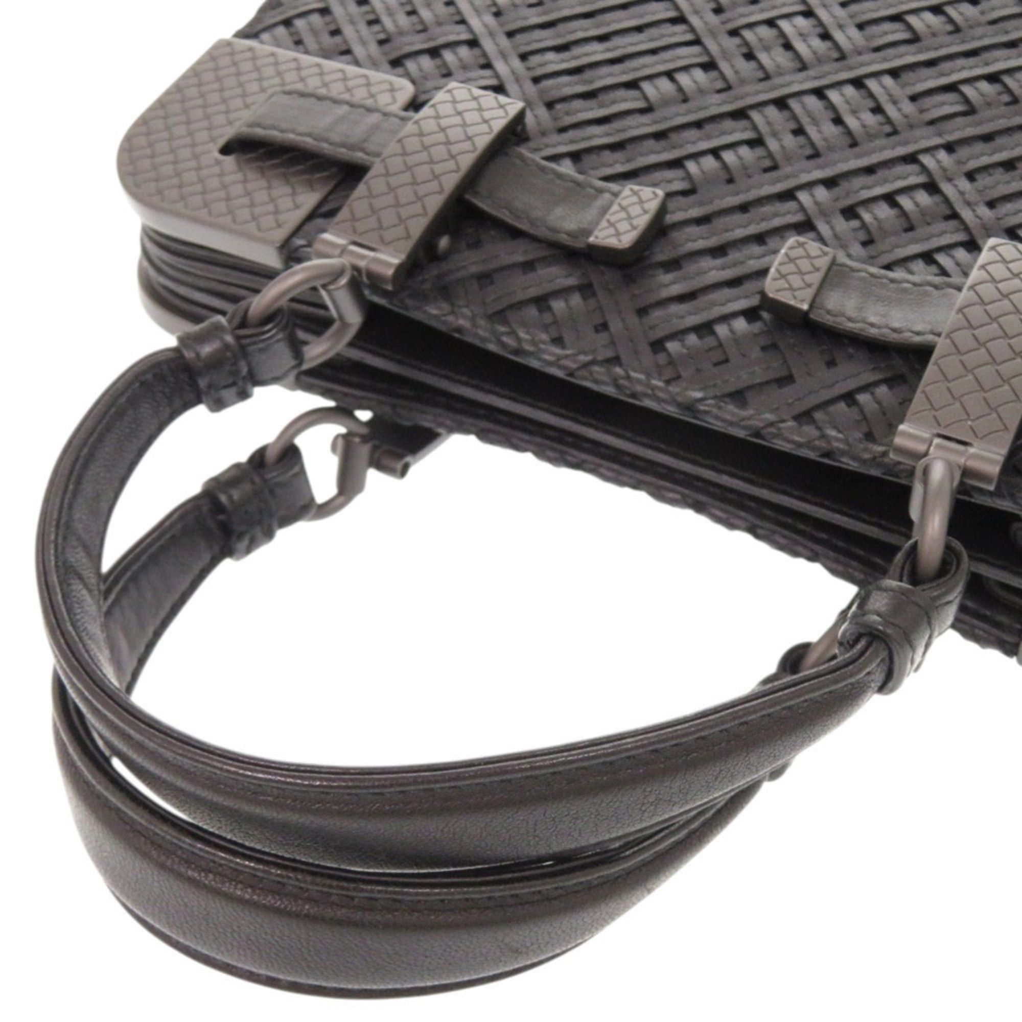 Bottega Veneta Excellent condition Bottega Veneta leather black handbag 1098BOTTEGAVENETA Size ONE SIZE - 5 Thumbnail
