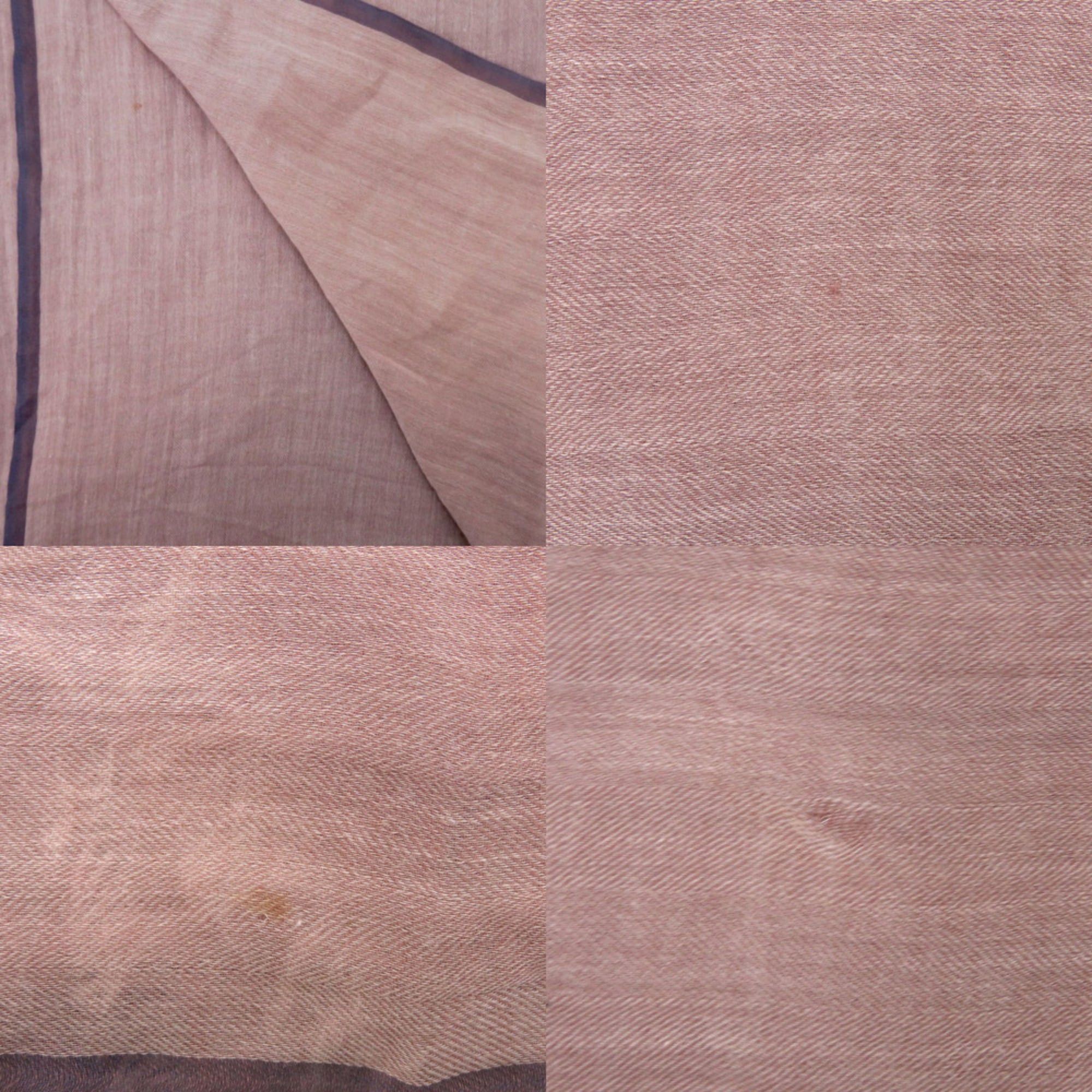 Hermes Excellent condition Hermès Naoshima shawl cotton in pink, marine, and navy. 0794HERMES Size ONE SIZE - 9 Thumbnail