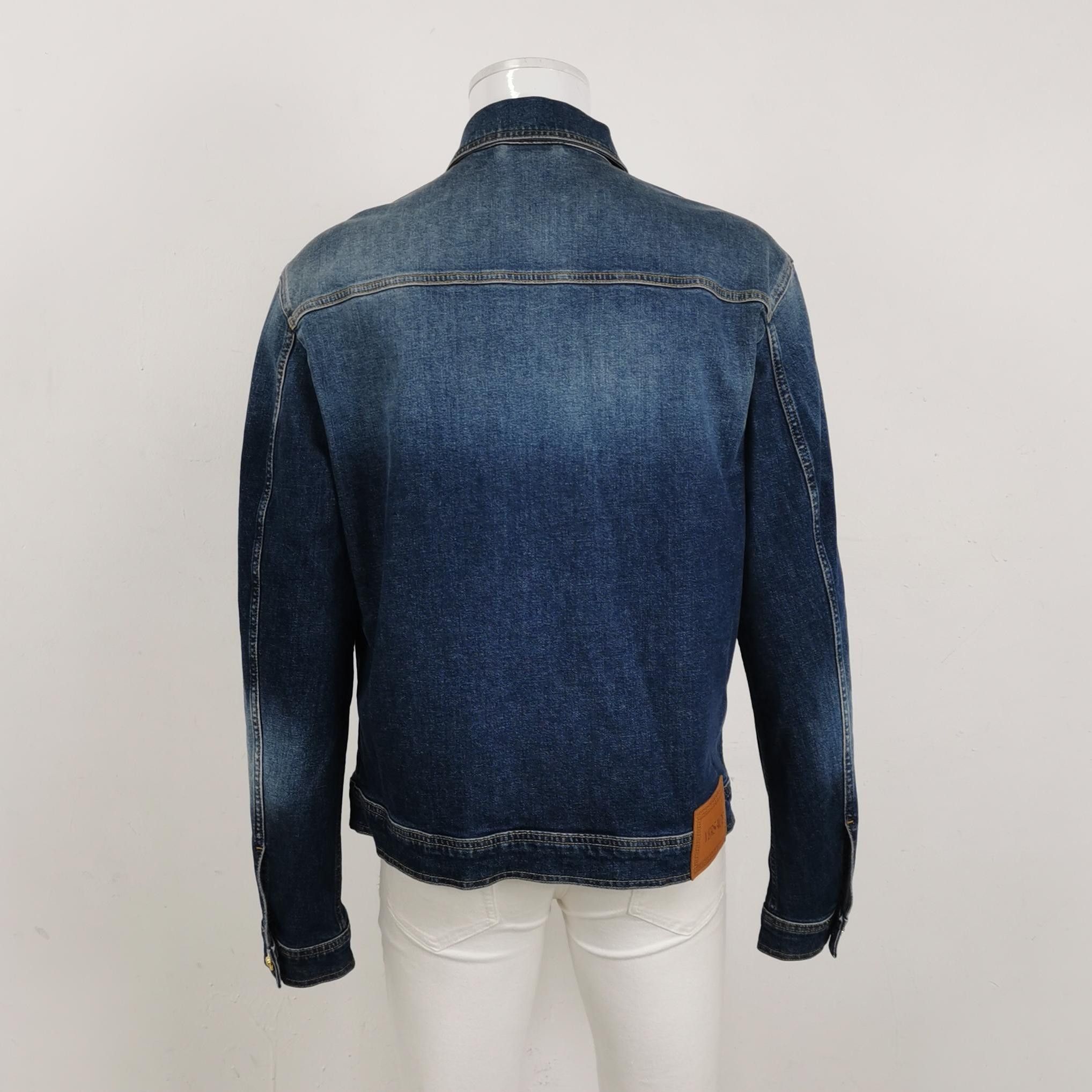 Versace Versace Denim Single-Breasted Collar Jacket XXXL Size US XXL / EU 58 / 5 - 3 Thumbnail