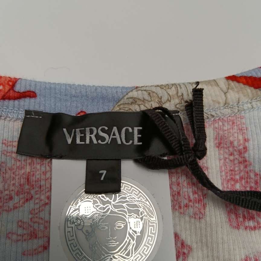 Versace Versace XXL Cotton Round Neck Logo Tee Size US XXL / EU 58 / 5 - 10 Thumbnail