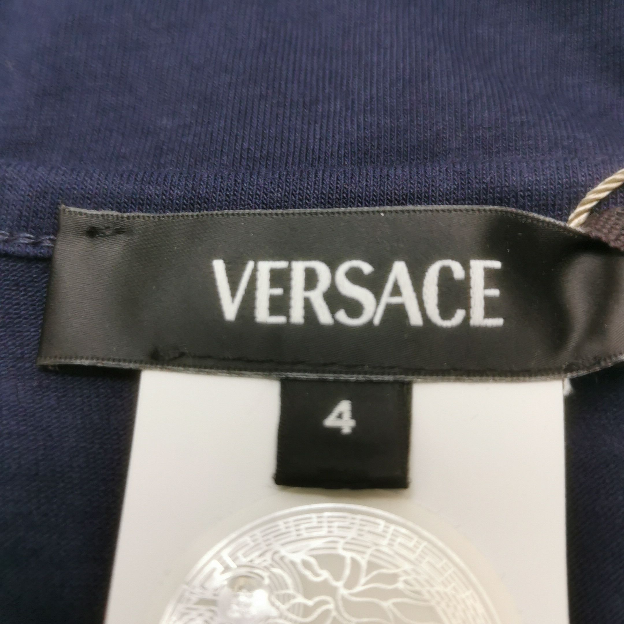Versace Versace Cotton Logo Crewneck T-Shirt M Size US M / EU 48-50 / 2 - 11 Thumbnail