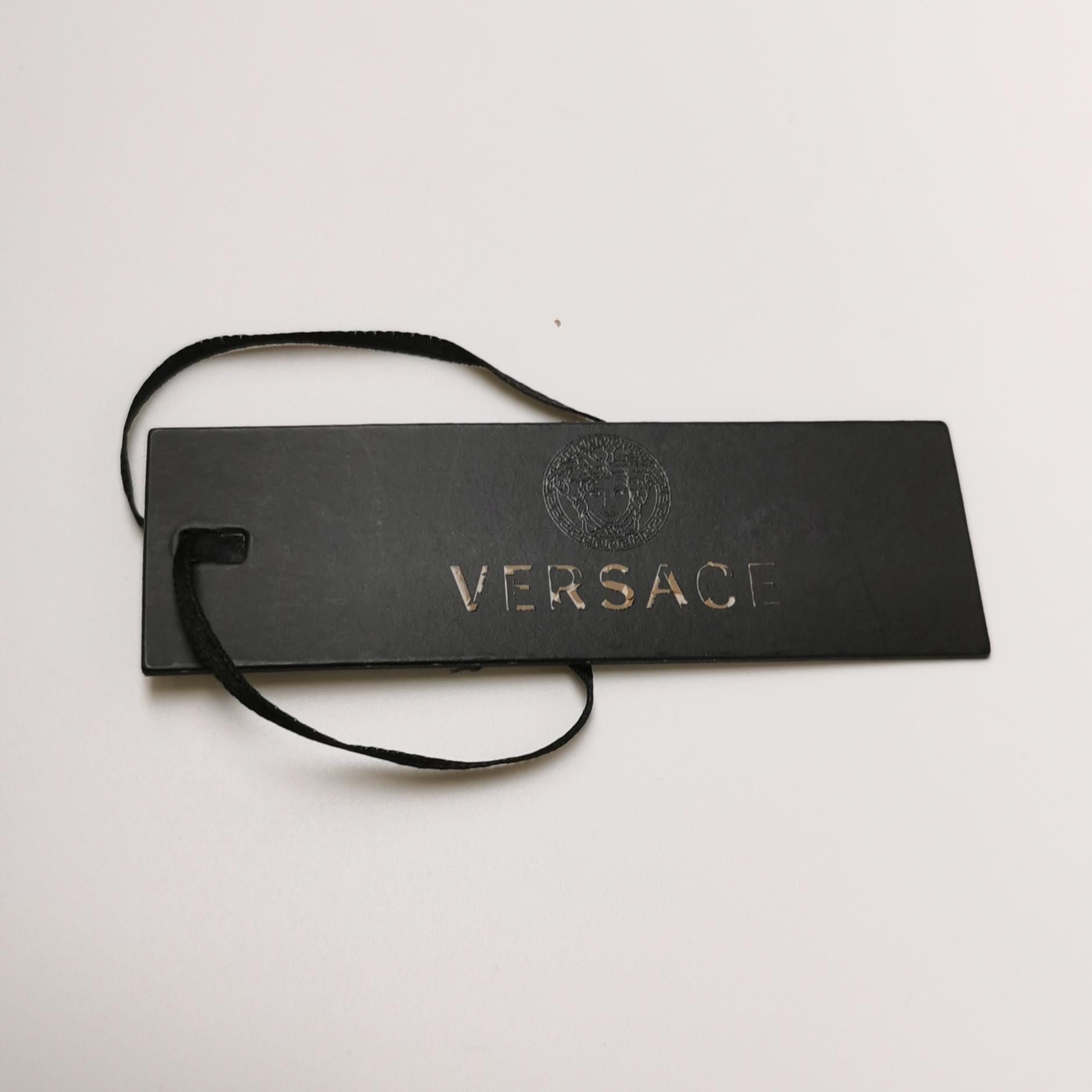 Versace Versace Solid Cotton Collar Shirt S/38 Size US S / EU 44-46 / 1 - 5 Thumbnail