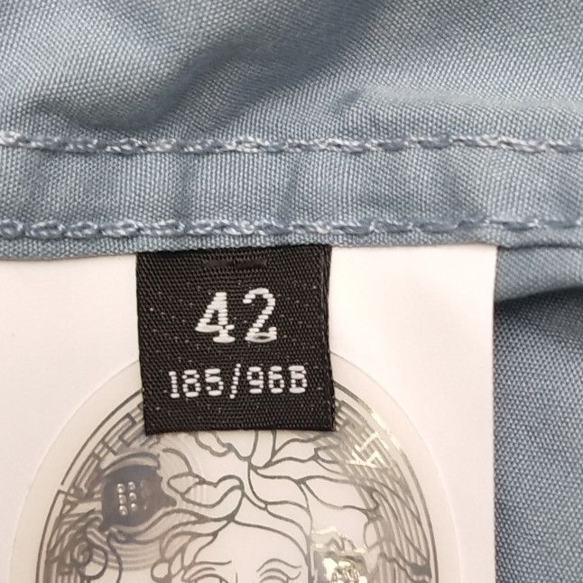 Versace Versace Cotton Colorblock Logo Button-Down Shirt Size US XXL / EU 58 / 5 - 16 Thumbnail