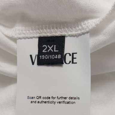 Versace Versace XXL Cotton Colorblock Print Crewneck T-Shirt Size US XXL / EU 58 / 5 - 11 Thumbnail