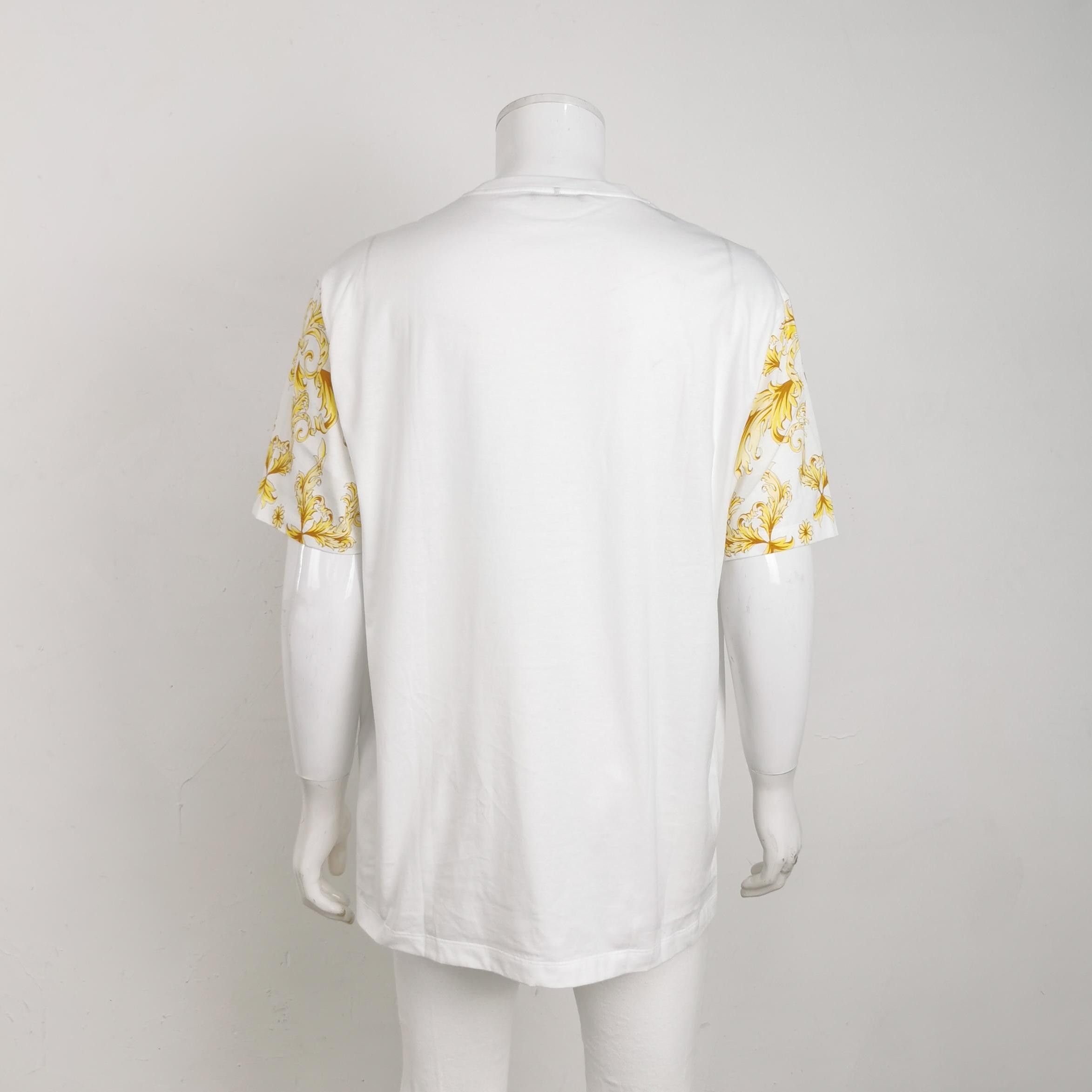 Versace Versace XXL Cotton Colorblock Print Crewneck T-Shirt Size US XXL / EU 58 / 5 - 4 Thumbnail