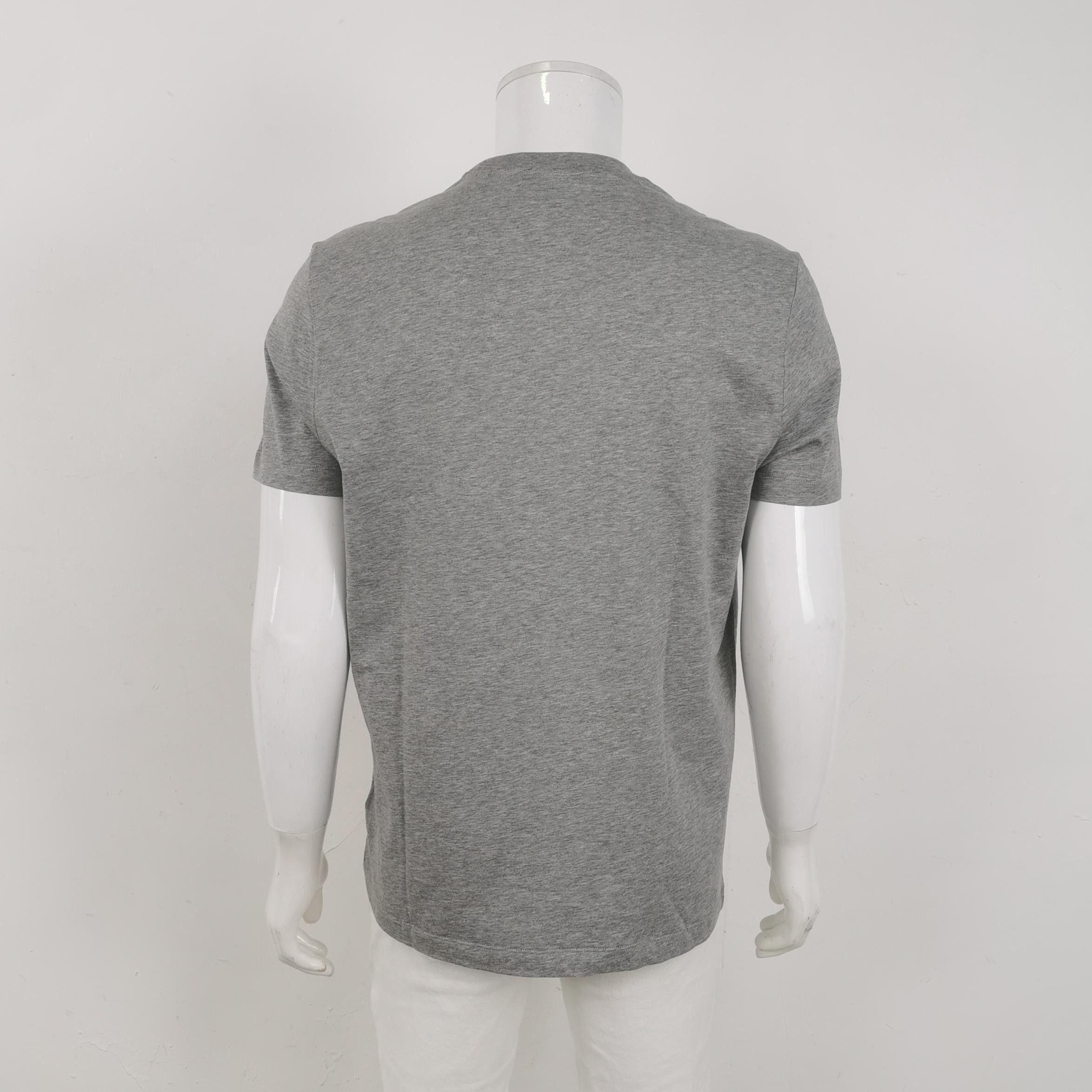 Versace Versace Gray Cotton Medusa Logo Crew Neck T-Shirt XL Size US XL / EU 56 / 4 - 4 Thumbnail