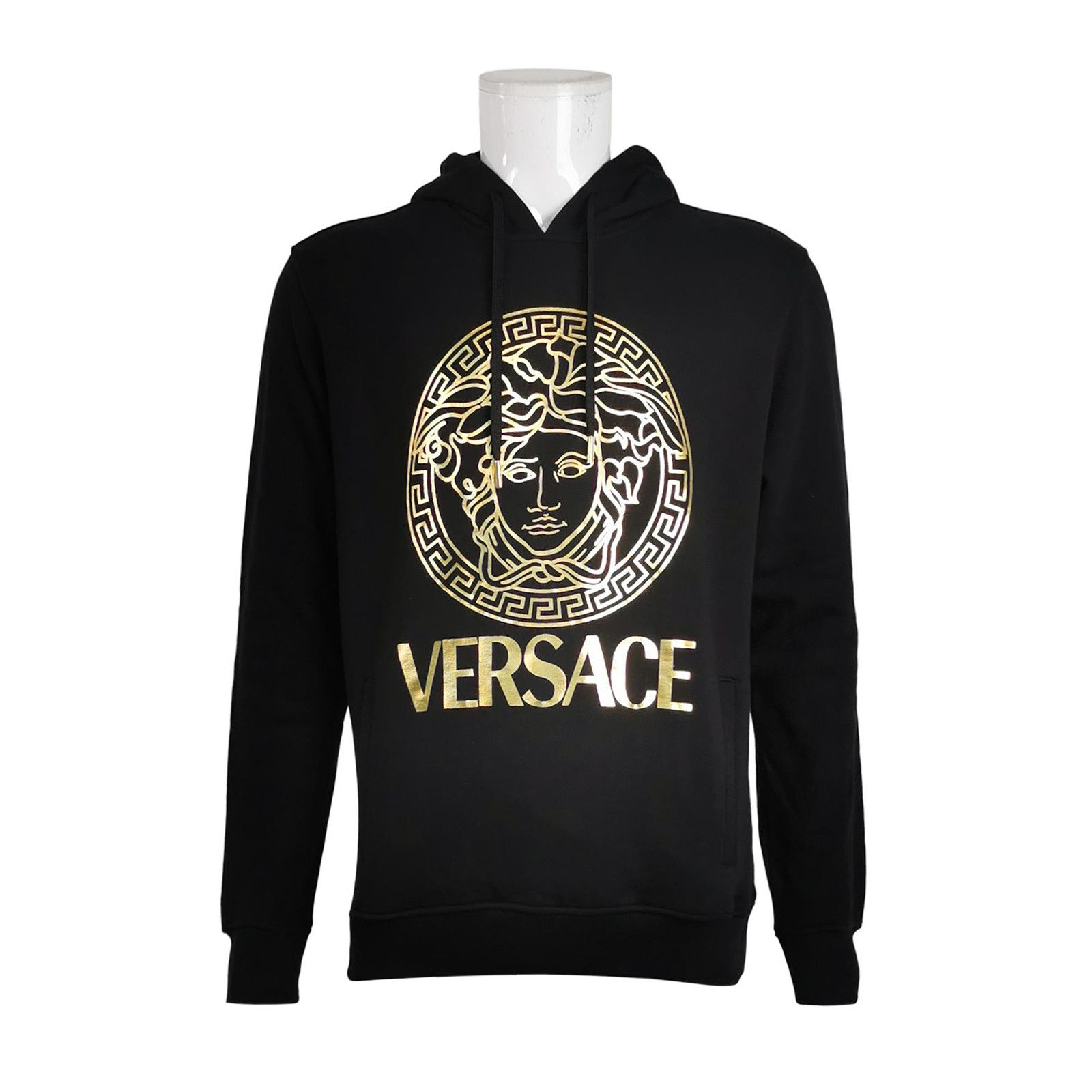 Versace Versace L Cotton Logo Hoodie Size US L / EU 52-54 / 3 - 2 Thumbnail