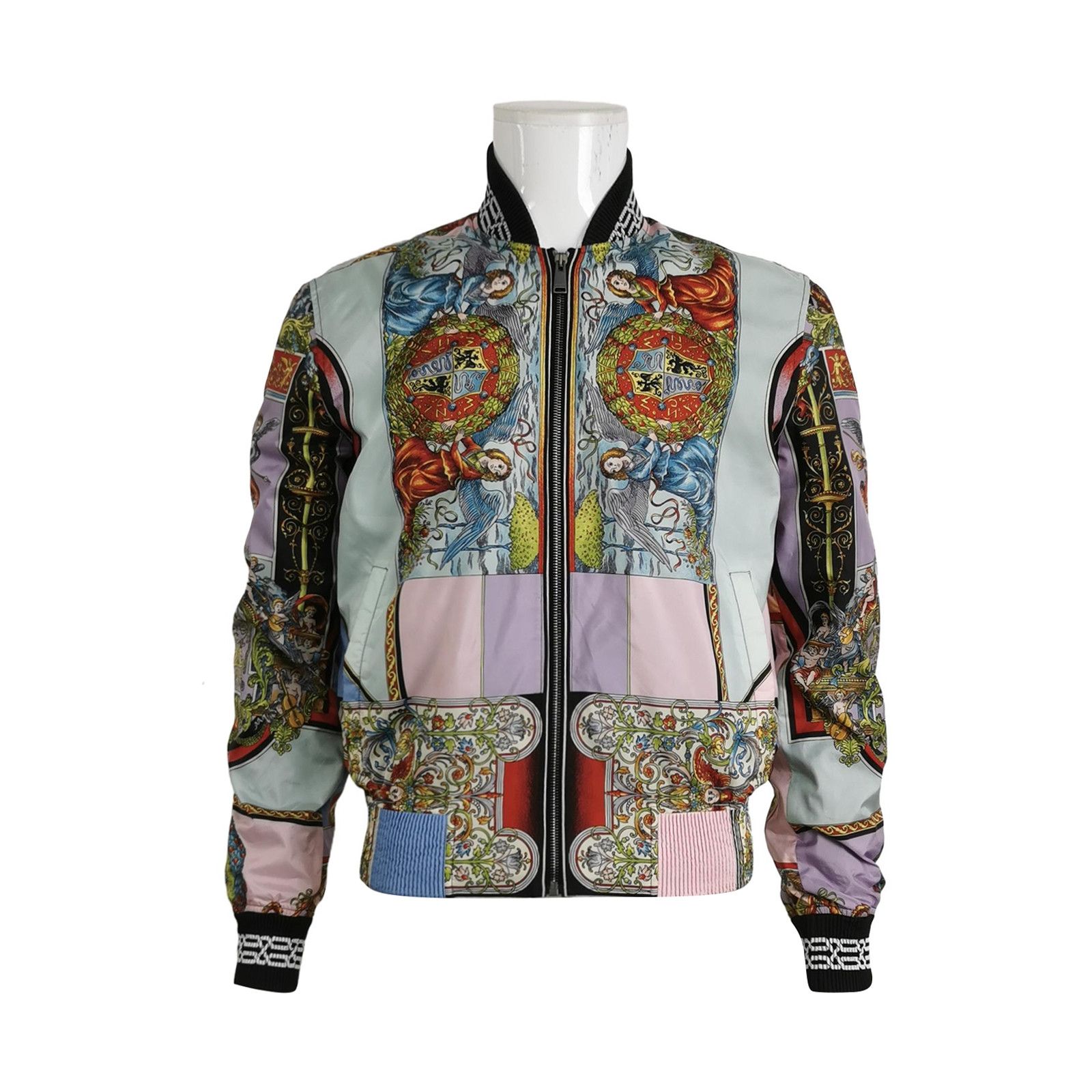 Versace Versace Collage Print Zip-Up Long-Sleeve Jacket Size US S / EU 44-46 / 1 - 2 Thumbnail