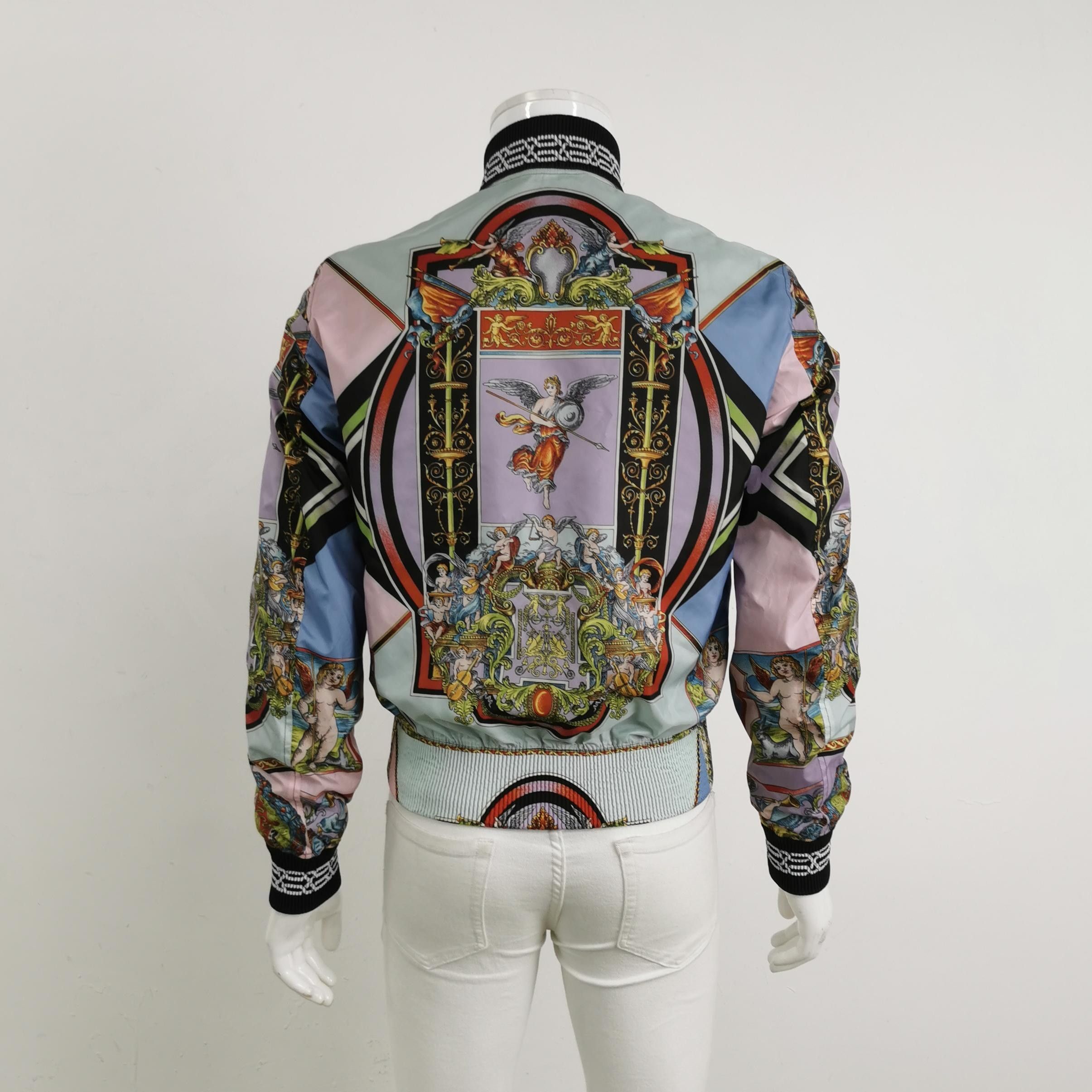 Versace Versace Collage Print Zip-Up Long-Sleeve Jacket Size US S / EU 44-46 / 1 - 4 Thumbnail