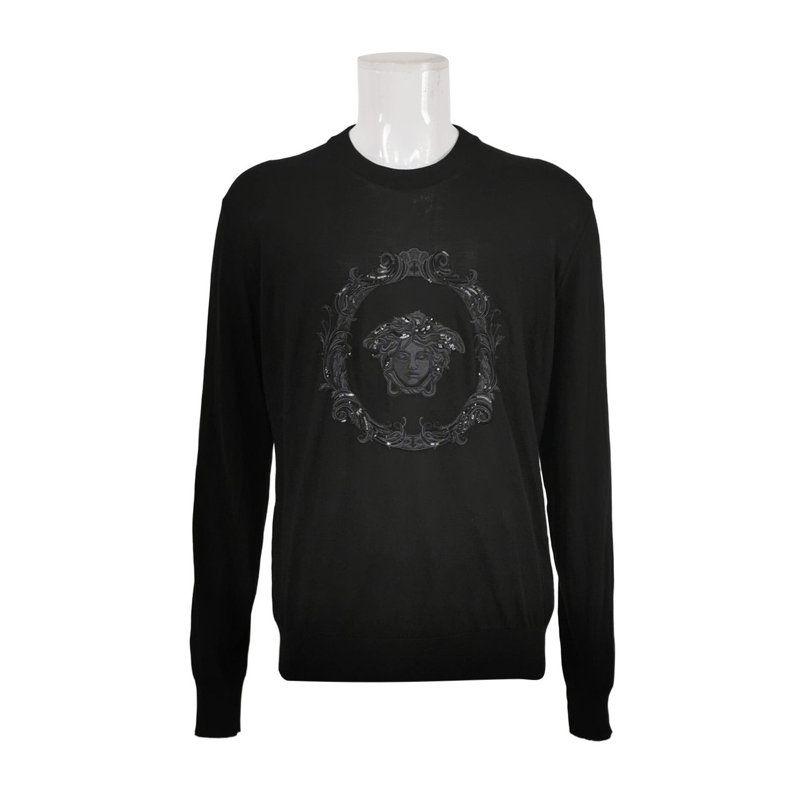 Versace Versace Medusa Head Silk-Cotton Knit Top XXL Size US XXL / EU 58 / 5 - 3 Thumbnail