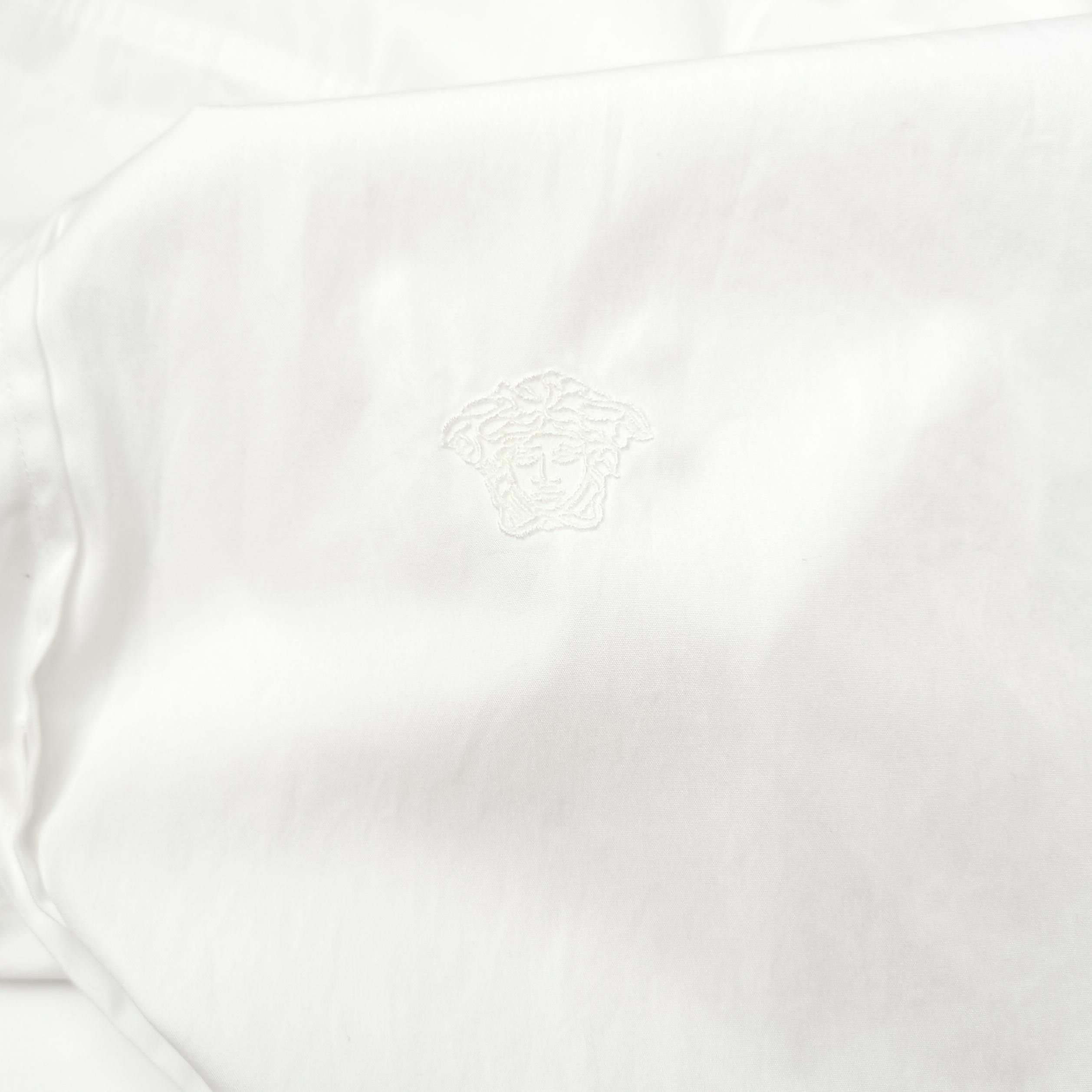 Versace Versace Cotton Sleeveless Collar Shirt XL Size US XL / EU 56 / 4 - 5 Thumbnail