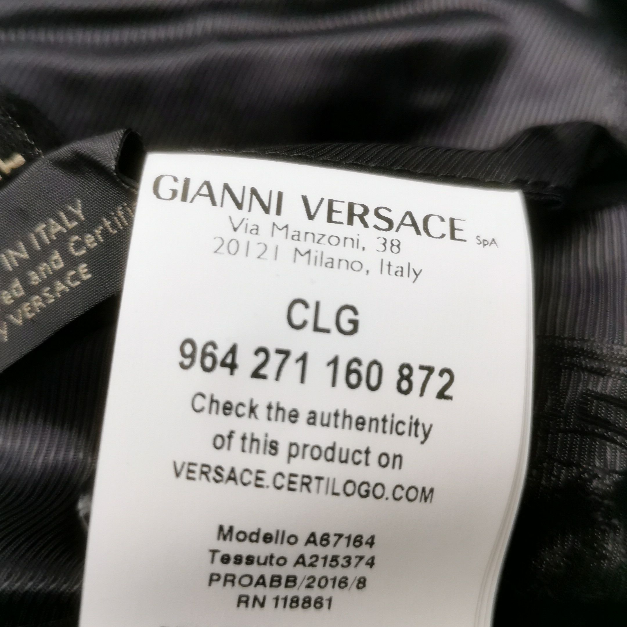 Versace Versace Black M Size 30 Waist Suit Size US XL / EU 56 / 4 - 19 Thumbnail