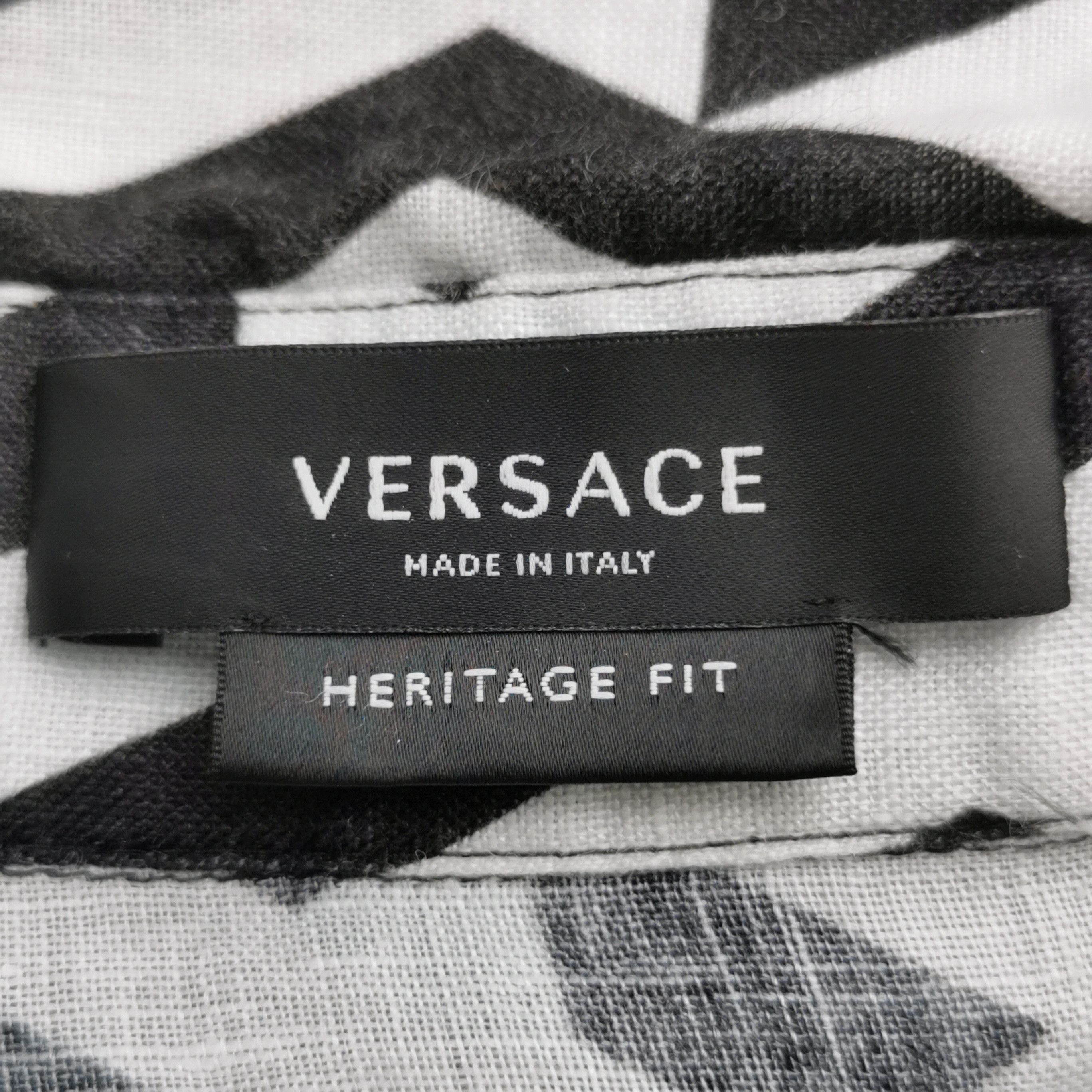 Versace Blue Camouflage Straight-Leg Denim Pants Size US 30 / EU 46 - 7 Thumbnail