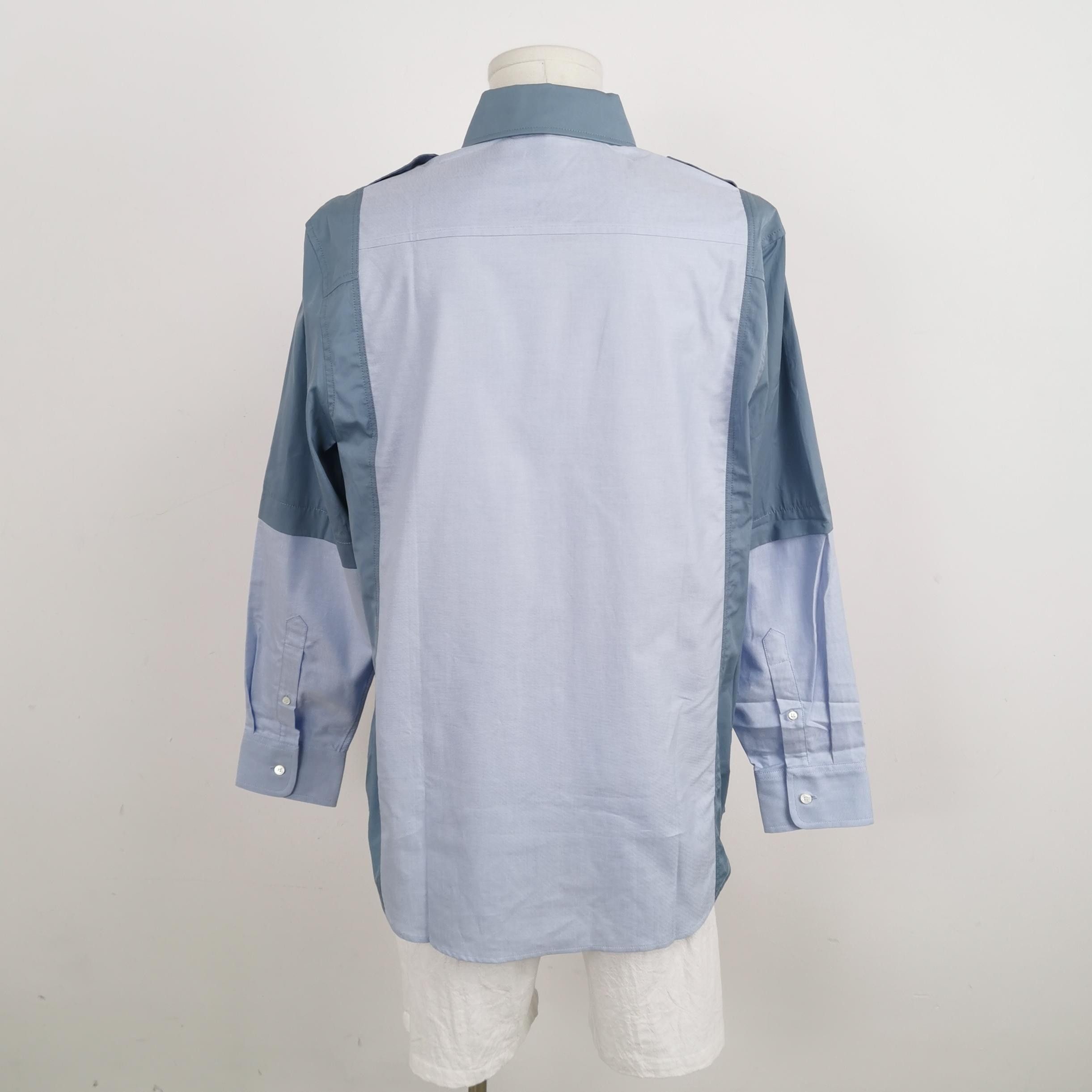 Versace Versace Color-Block Logo Long-Sleeve Shirt M Size US S / EU 44-46 / 1 - 4 Thumbnail