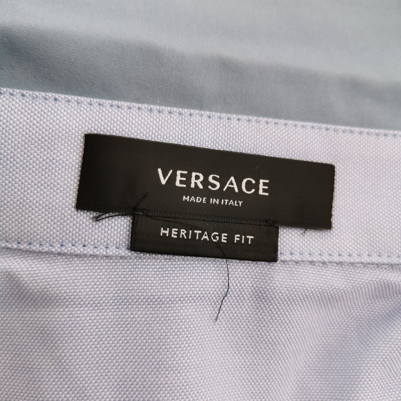 Versace Versace Color-Block Logo Long-Sleeve Shirt M Size US S / EU 44-46 / 1 - 12 Thumbnail