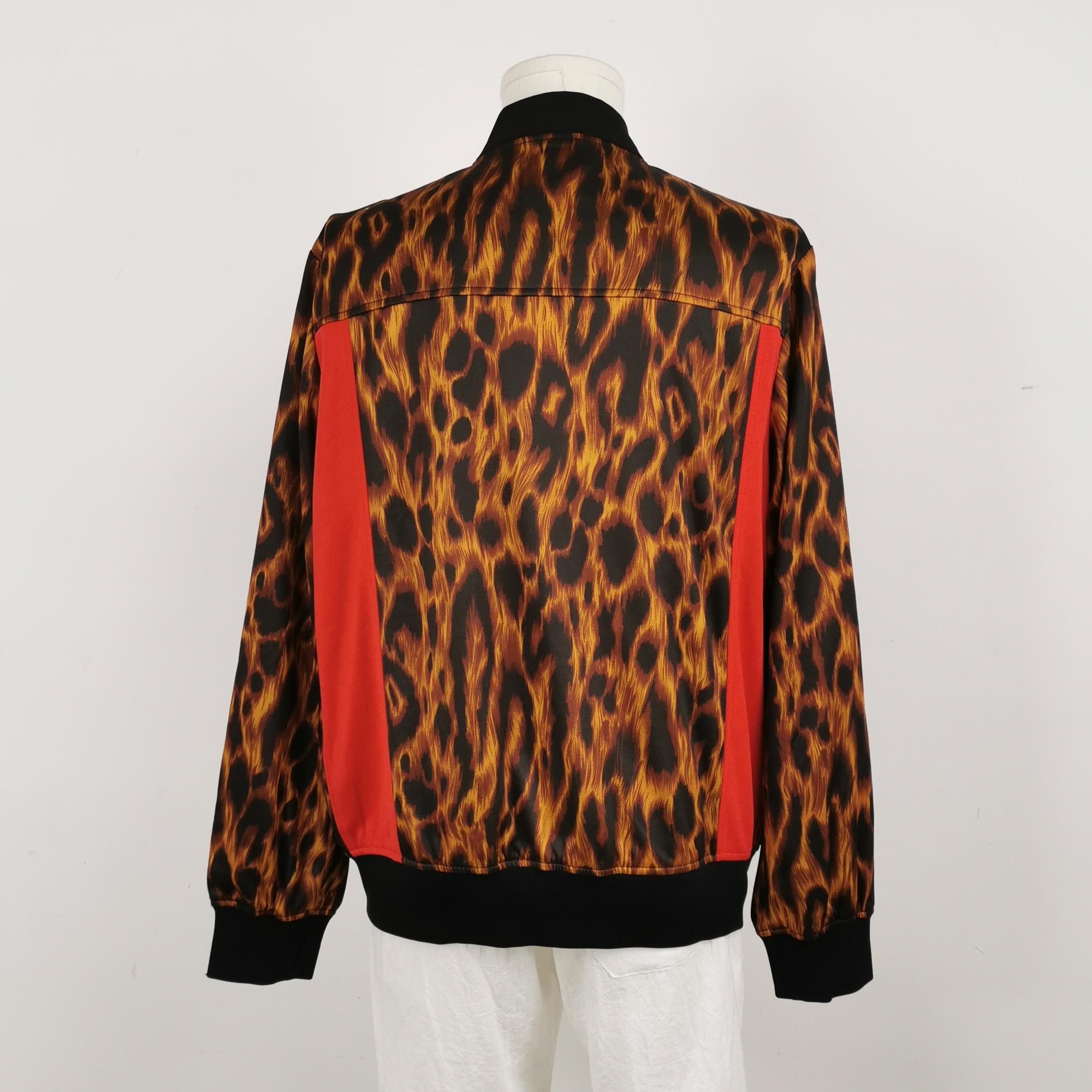 Versace Versace Leopard Print Logo Jacket XL Size US XL / EU 56 / 4 - 5 Thumbnail