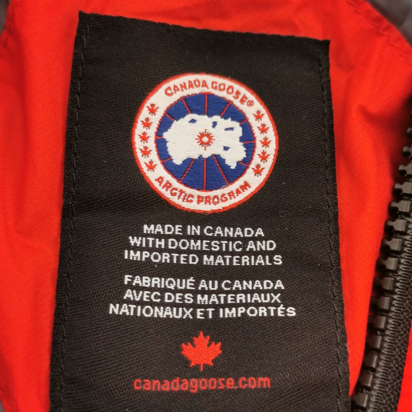 Canada Goose Canada Goose M Quilted Logo Zip Hooded Jacket Size US M / EU 48-50 / 2 - 10 Thumbnail