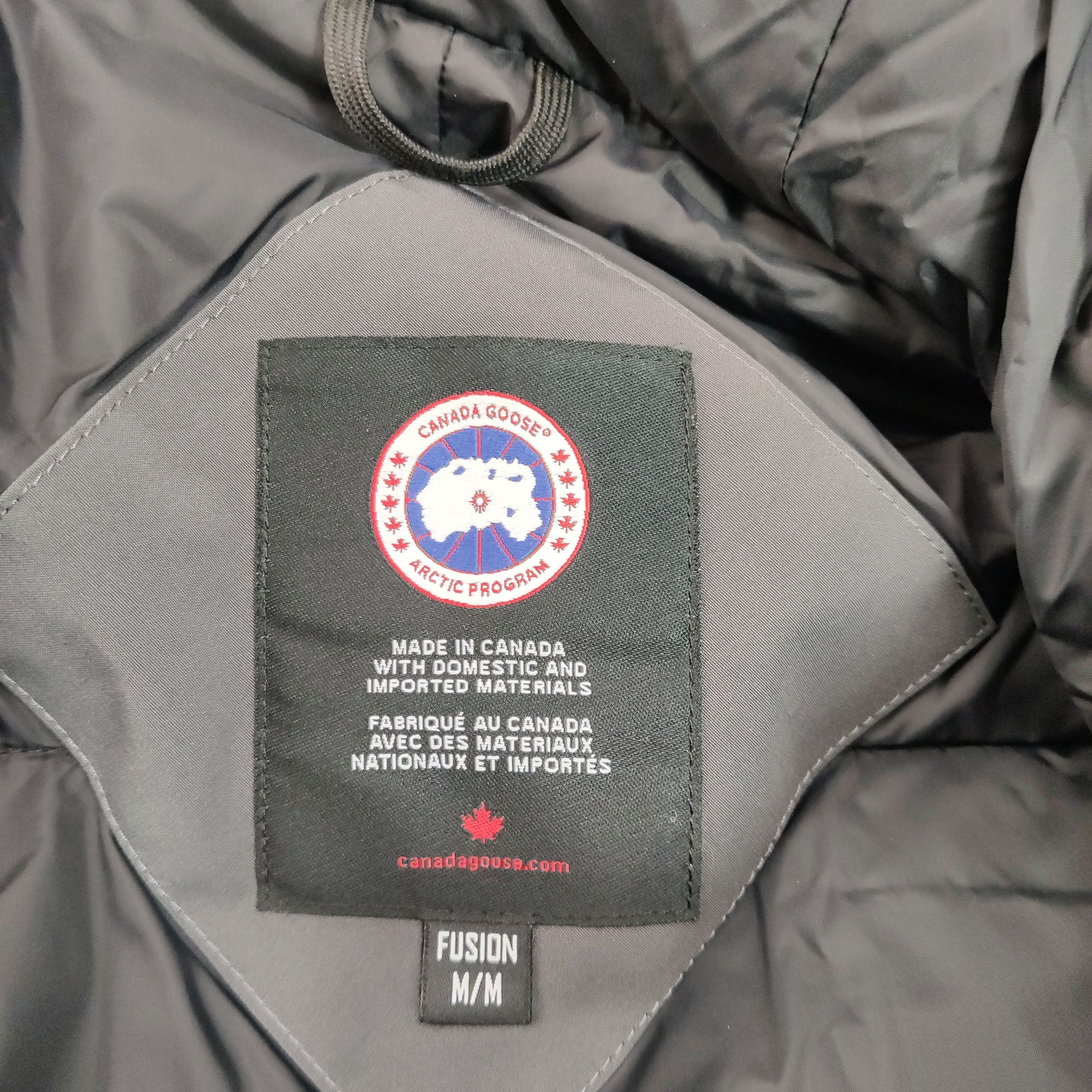 Canada Goose Canada Goose XS Logo Zip Hooded Down Jacket Size US M / EU 48-50 / 2 - 7 Thumbnail