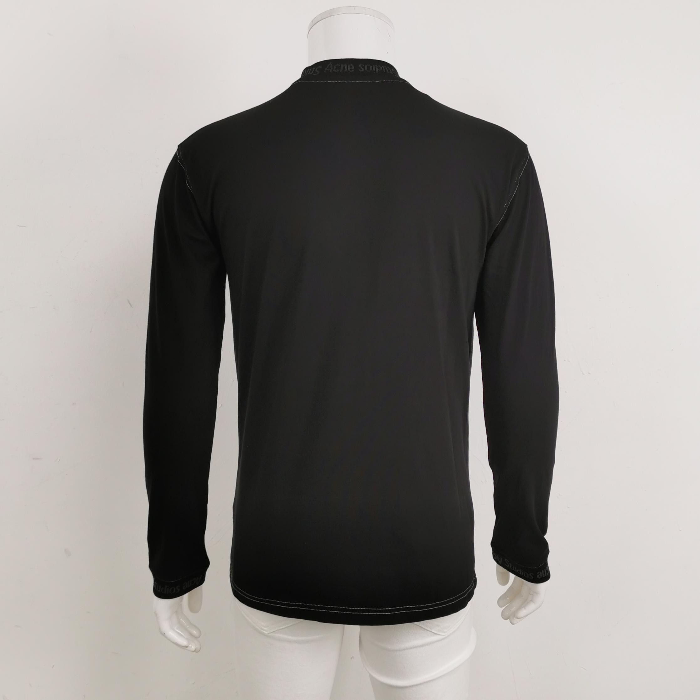 Acne Studios Acne Studios XXS Long-Sleeve Letter Logo T-Shirt Size US XXS / EU 40 - 5 Thumbnail